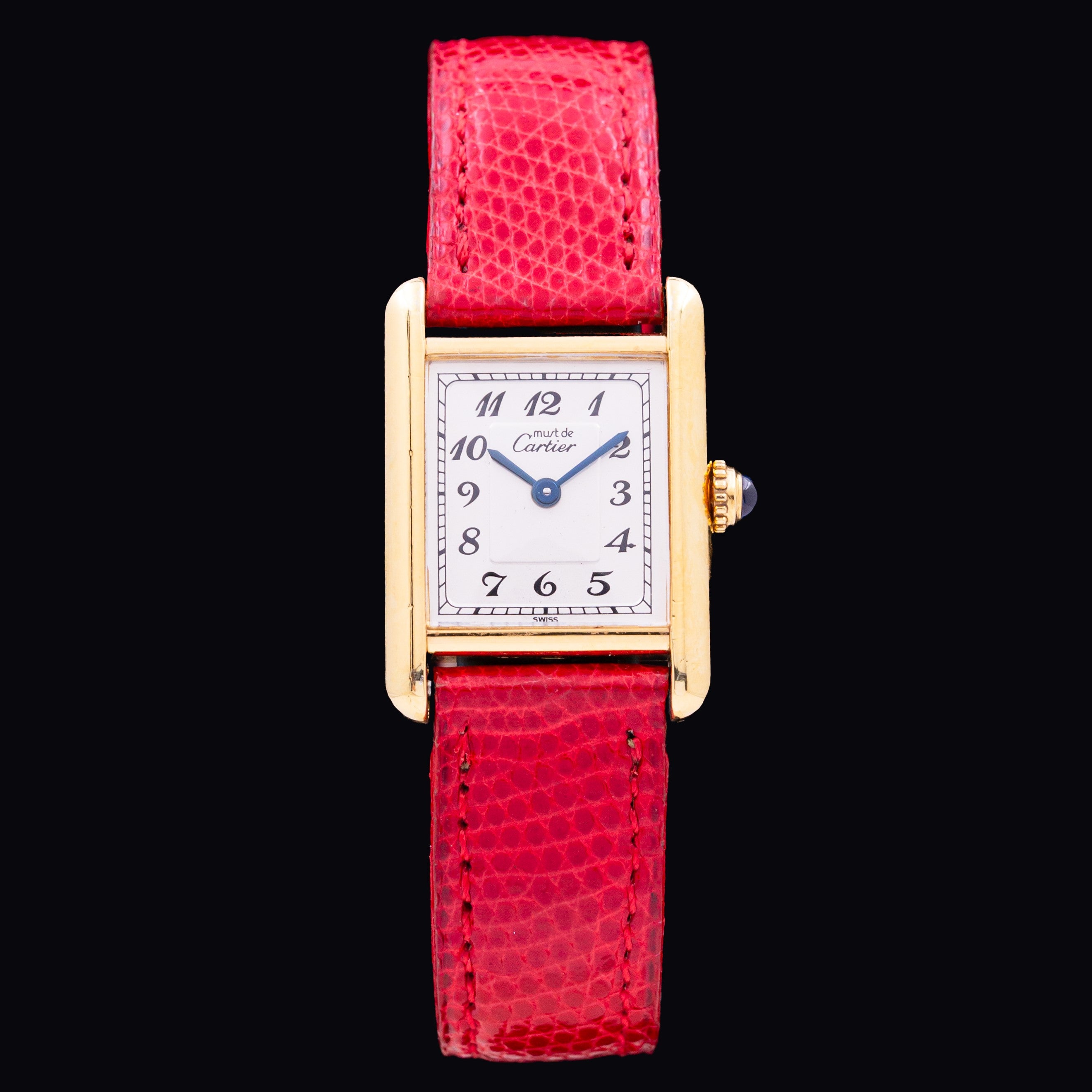 CARTIER TANK MUST LADY CHIFFRES ARABES