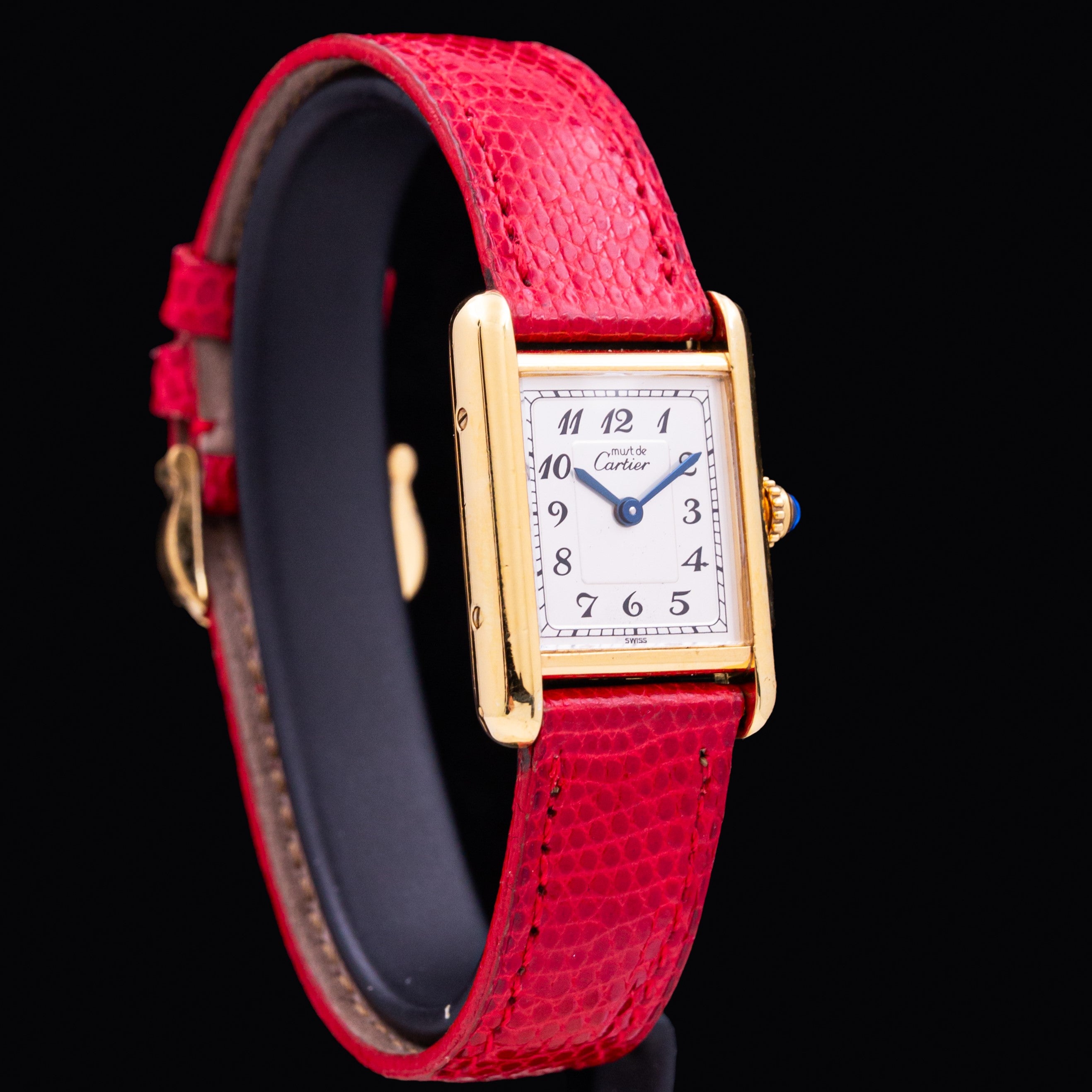 CARTIER TANK MUST LADY CHIFFRES ARABES