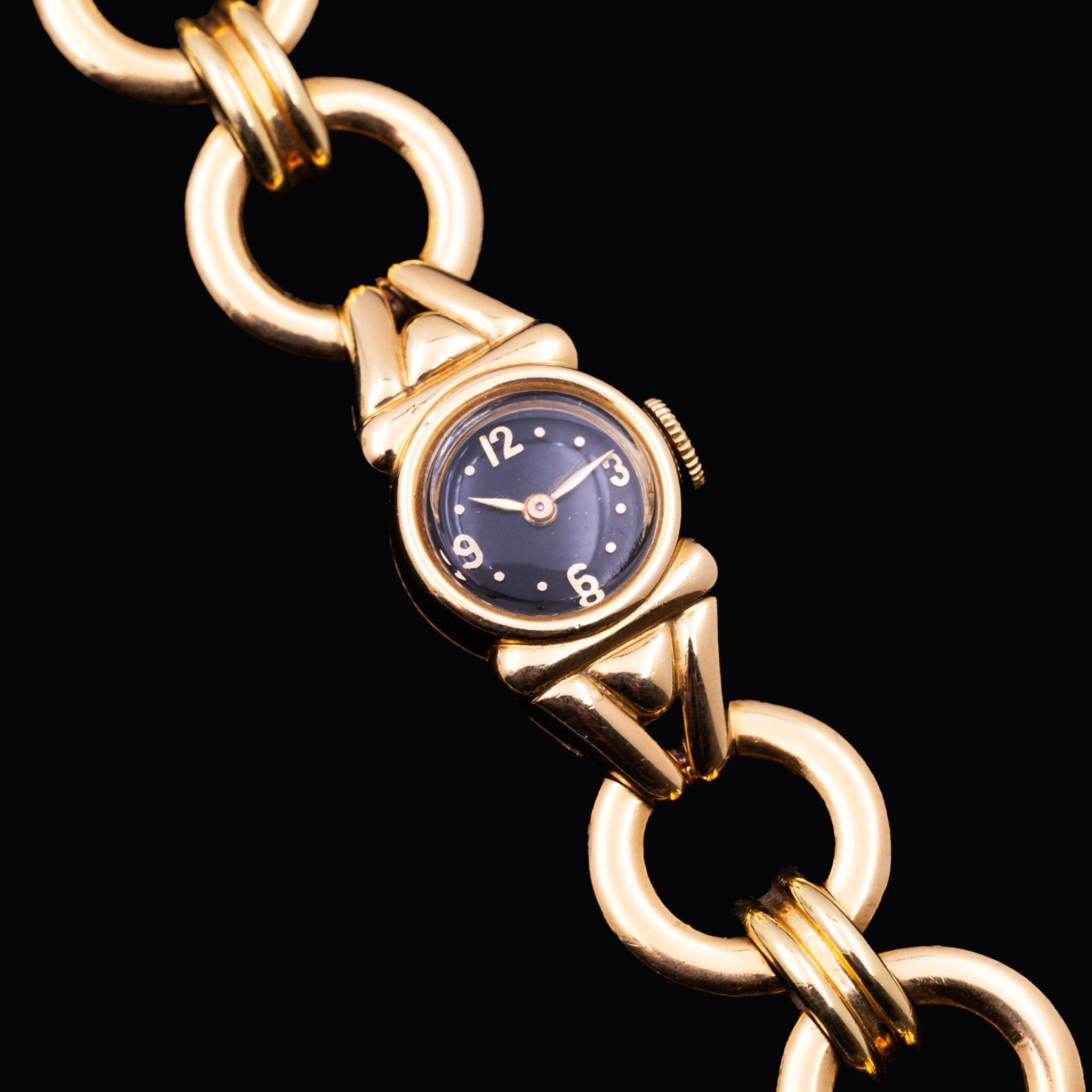 PATEK PHILIPPE LADY CLASSIQUE RONDE OR - montre vintage - Contre - Temps Paris