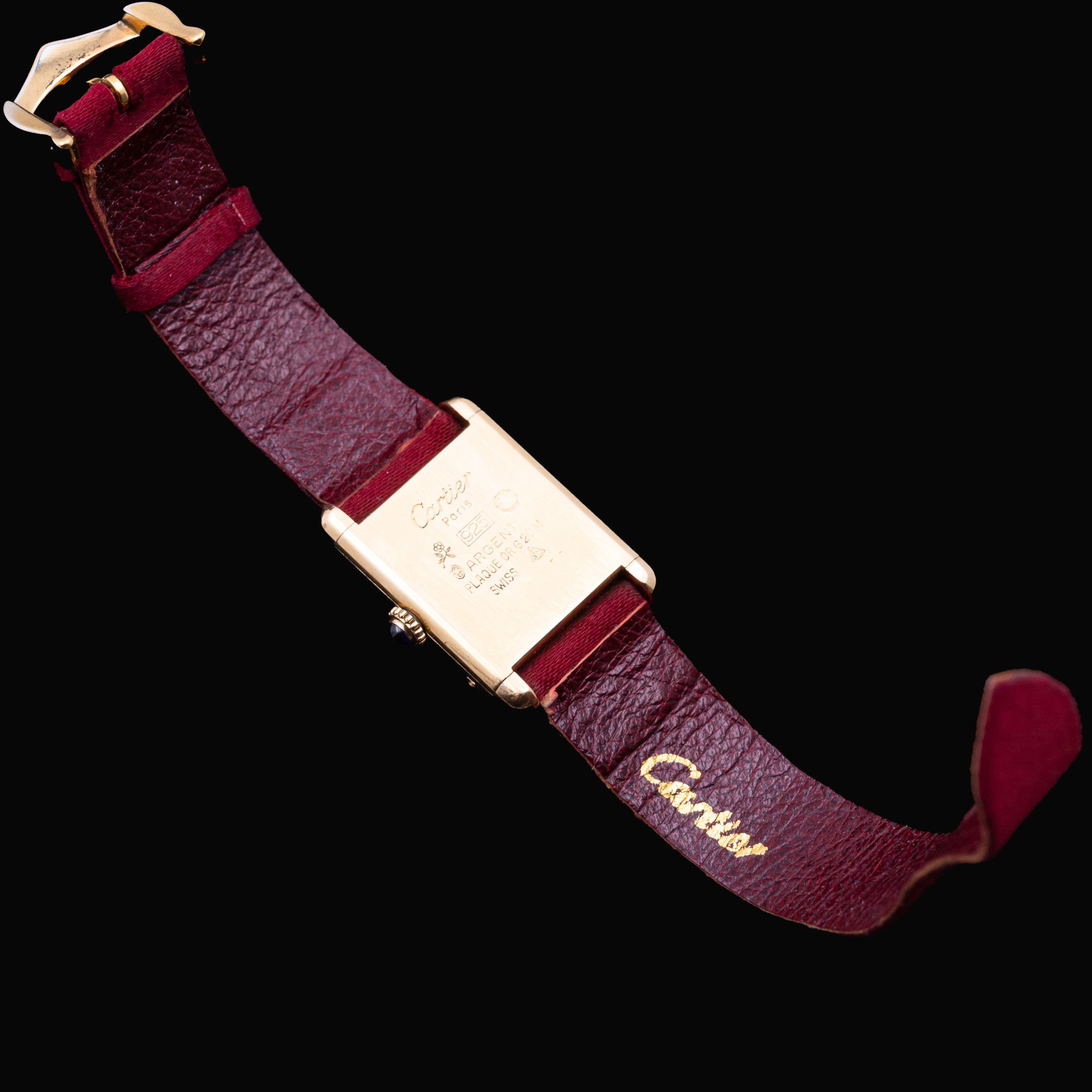 CARTIER TANK MUST LADY TRINITY