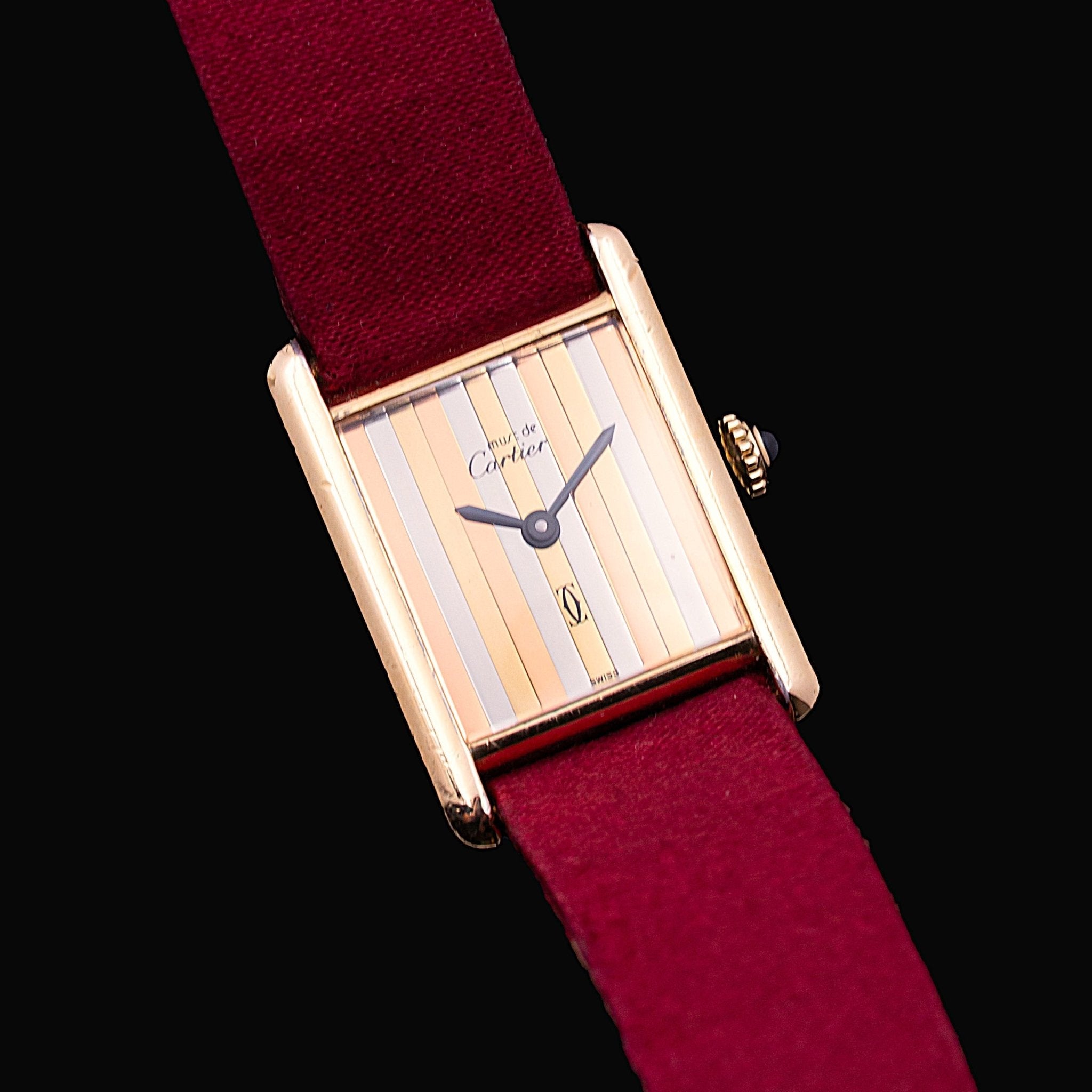CARTIER TANK MUST LADY TRINITY - montre vintage - Contre - Temps Paris