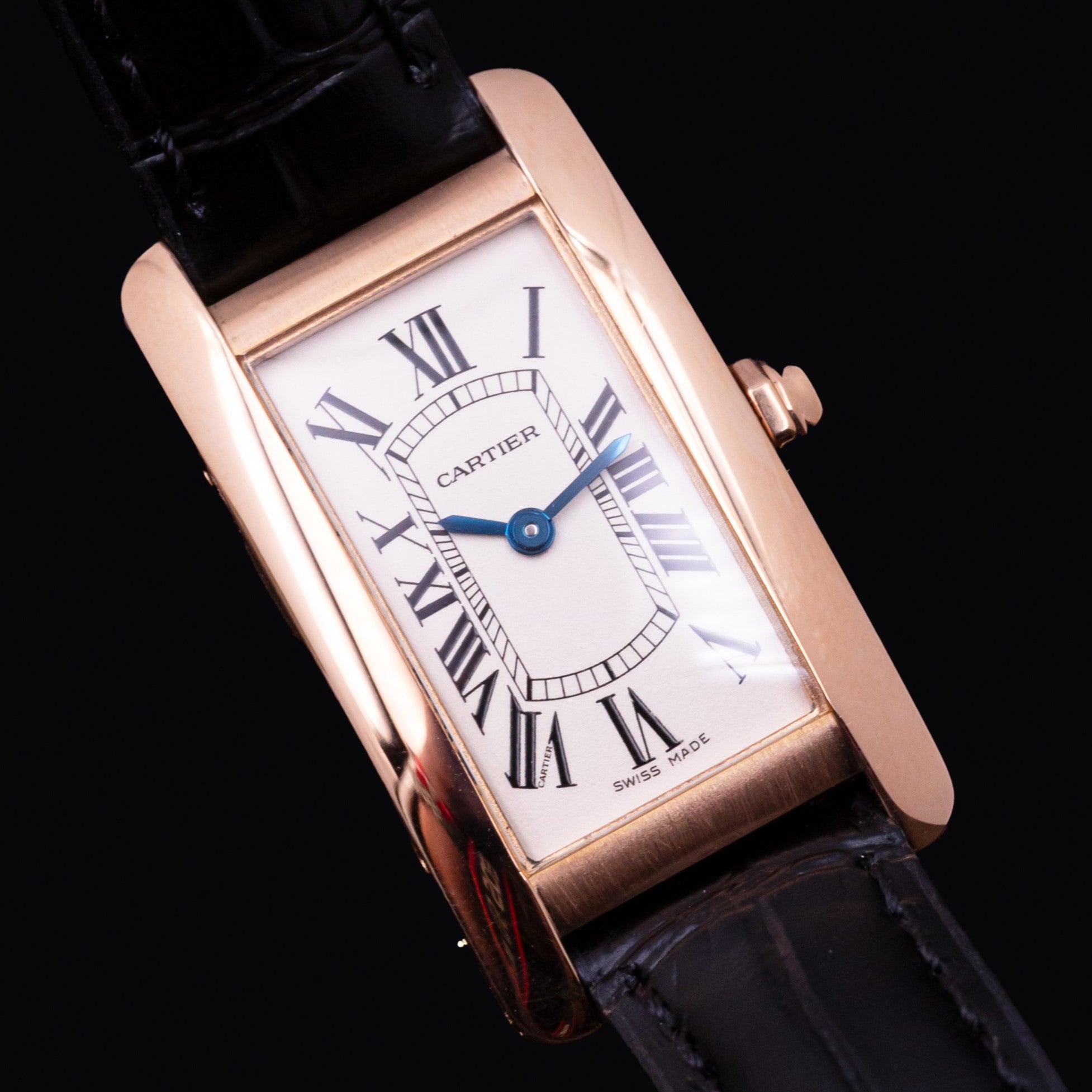 CARTIER TANK AMERCAINE LADY OR ROSE