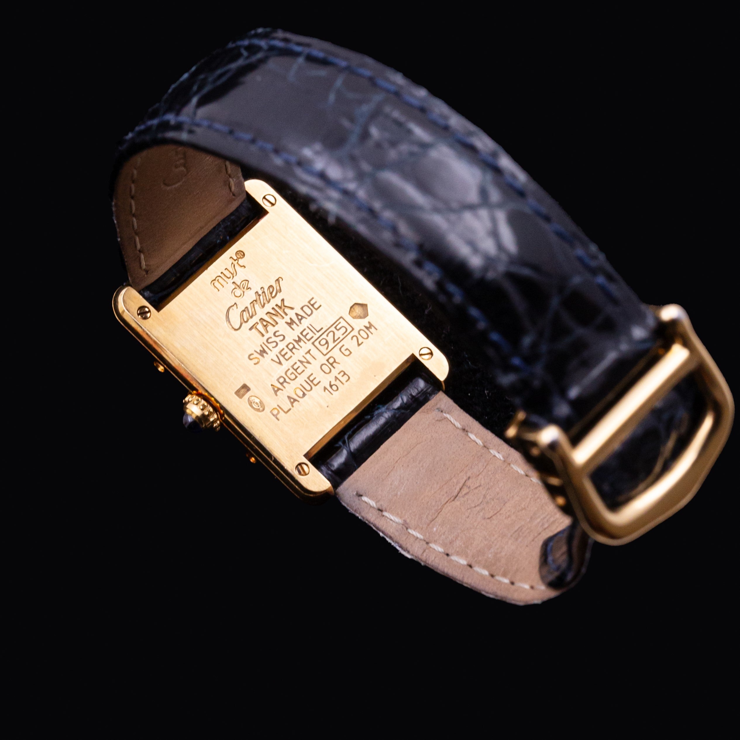 CARTIER TANK MUST LADY CADRAN MONOGRAMME