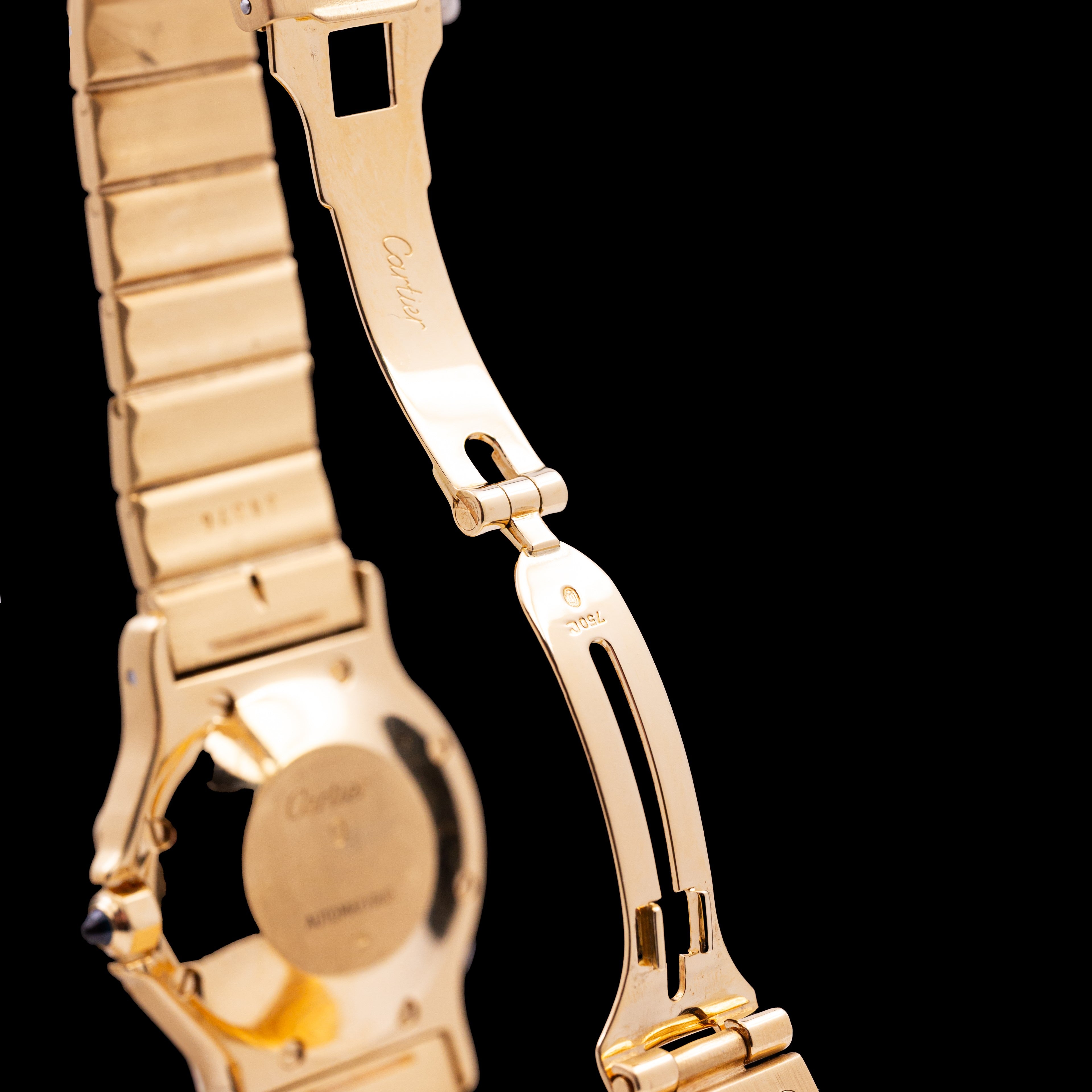 CARTIER SANTOS OCTOGONALE OR TAILLE HOMME