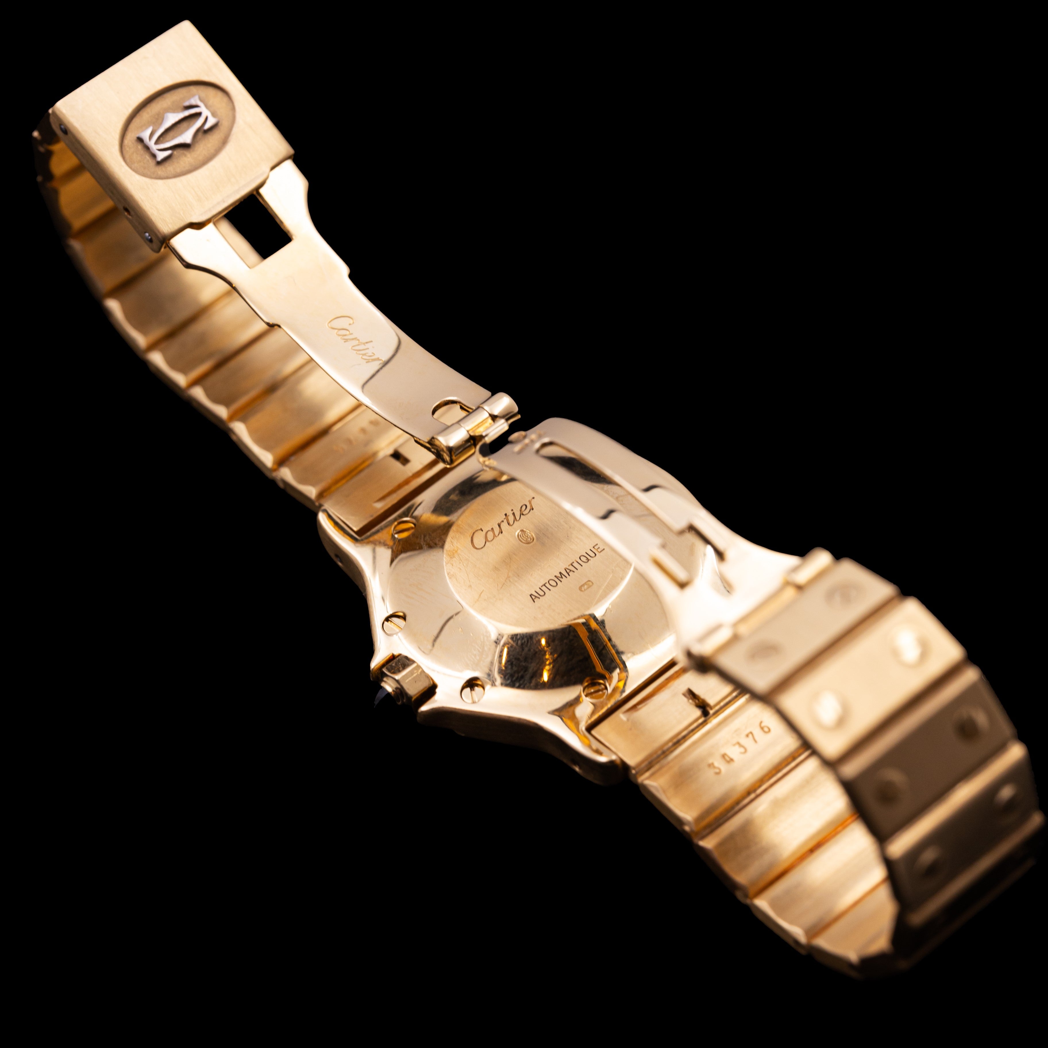 CARTIER SANTOS OCTOGONALE OR TAILLE HOMME