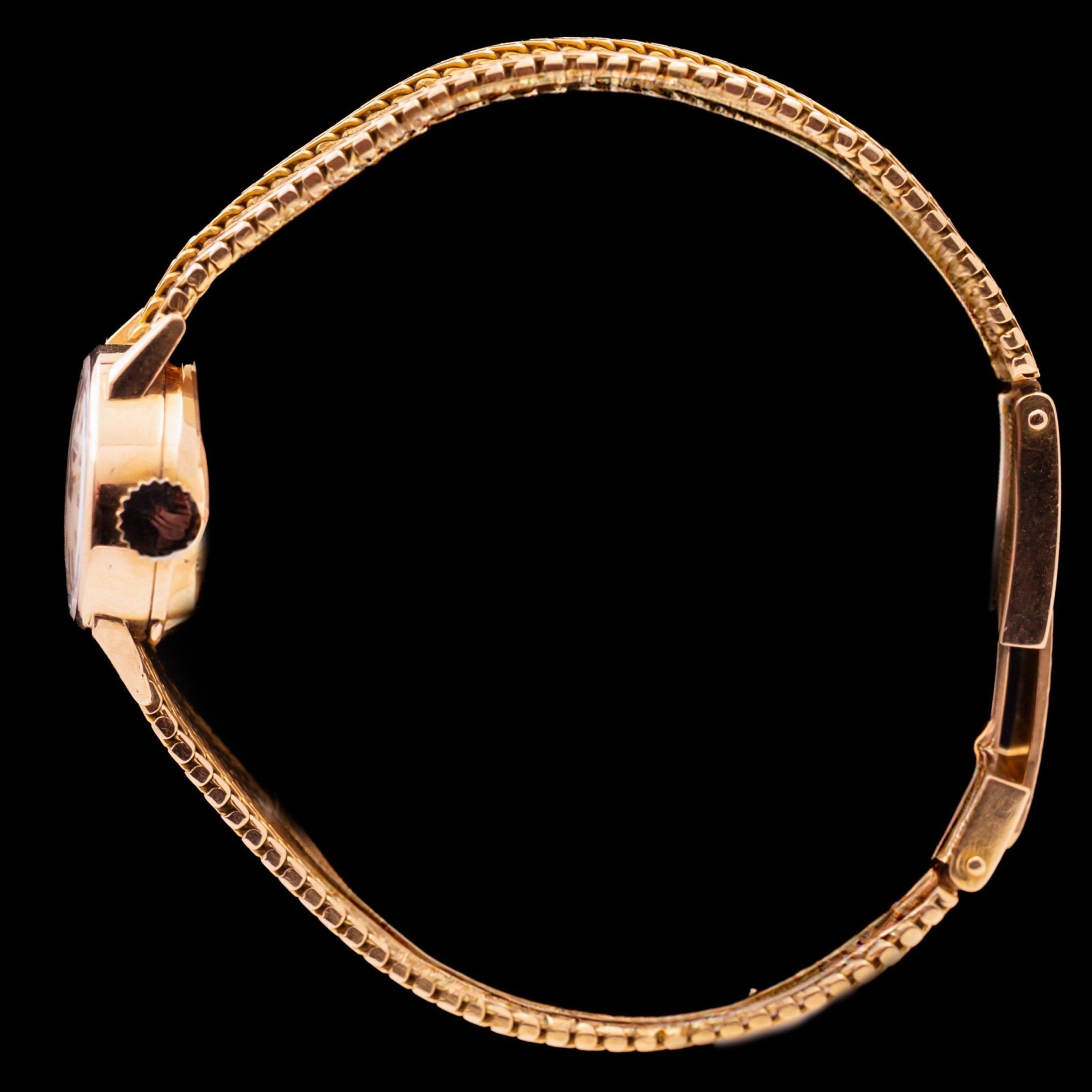 LONGINES LADY RONDE OR JAUNE - montre vintage - Contre - Temps Paris