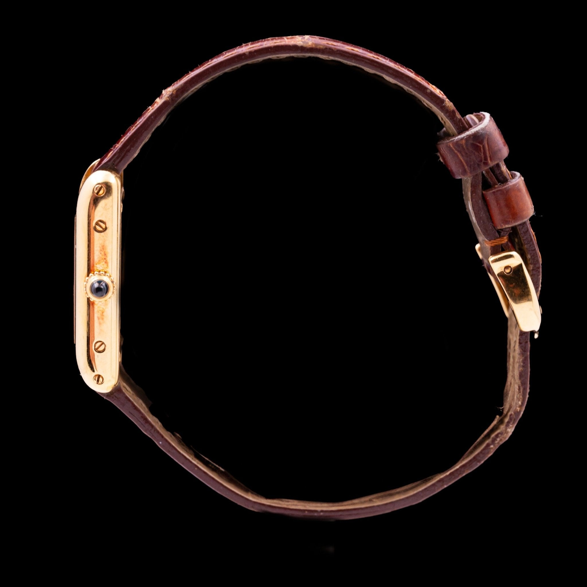 CARTIER MINI TANK ALLONGEE LADY OR - montre vintage - Contre - Temps Paris