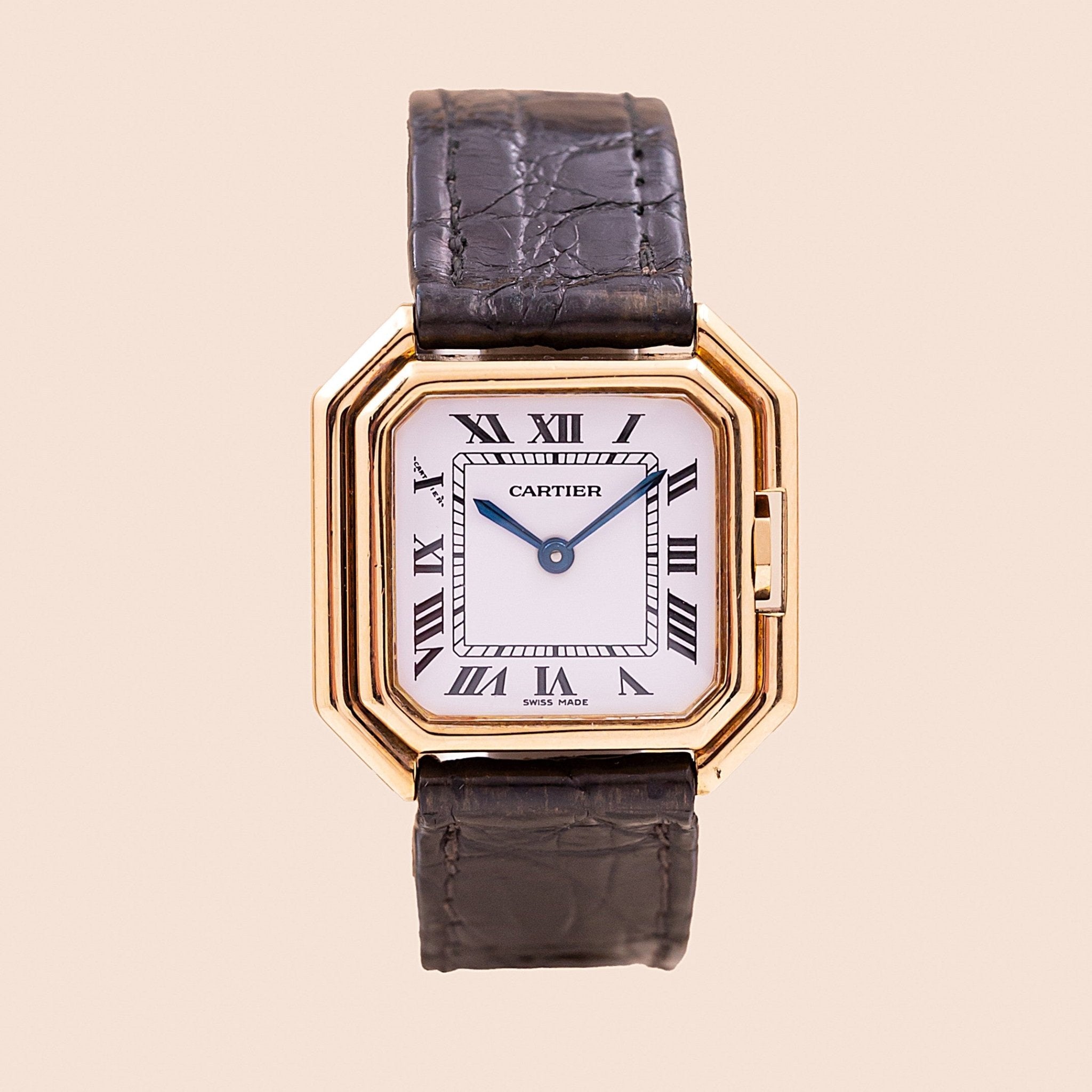 CARTIER CEINTURE FEMME OR - montre vintage - Contre - Temps Paris