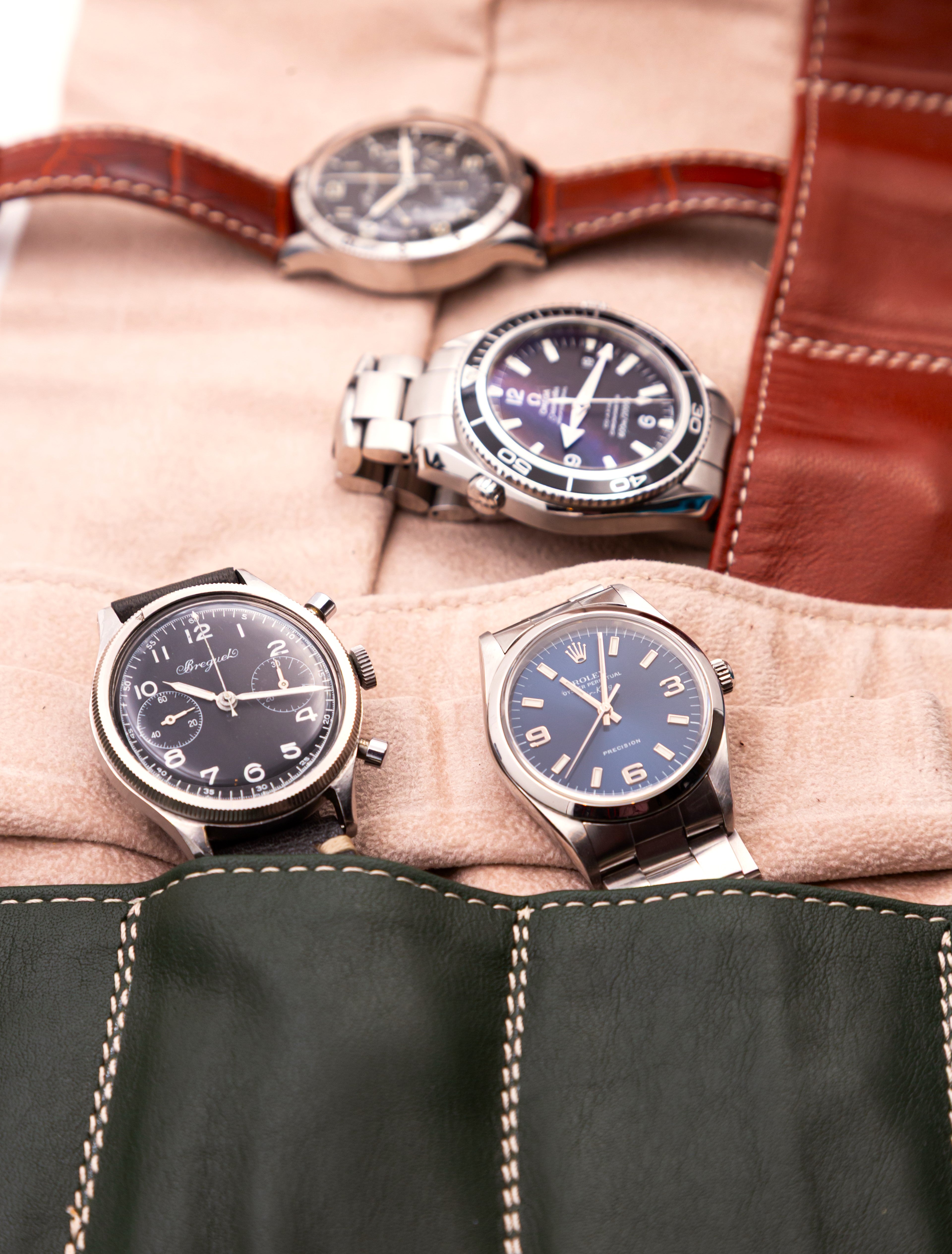 MARMOTTE DE VOYAGE 6 MONTRES VEAU COULEUR