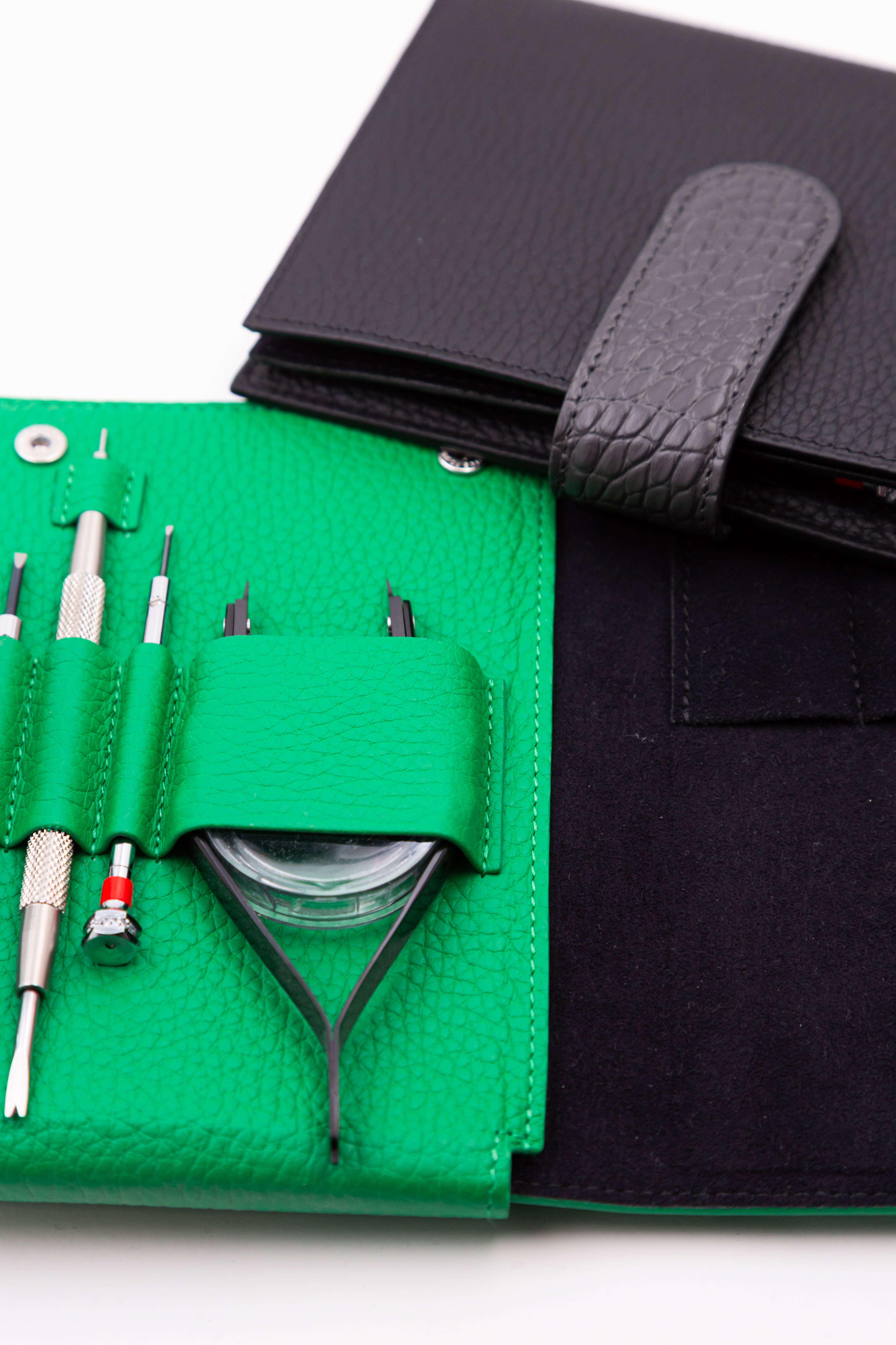 "HORLO" COLORED LEATHER TOOL CASE - CAMILLE FOURNET