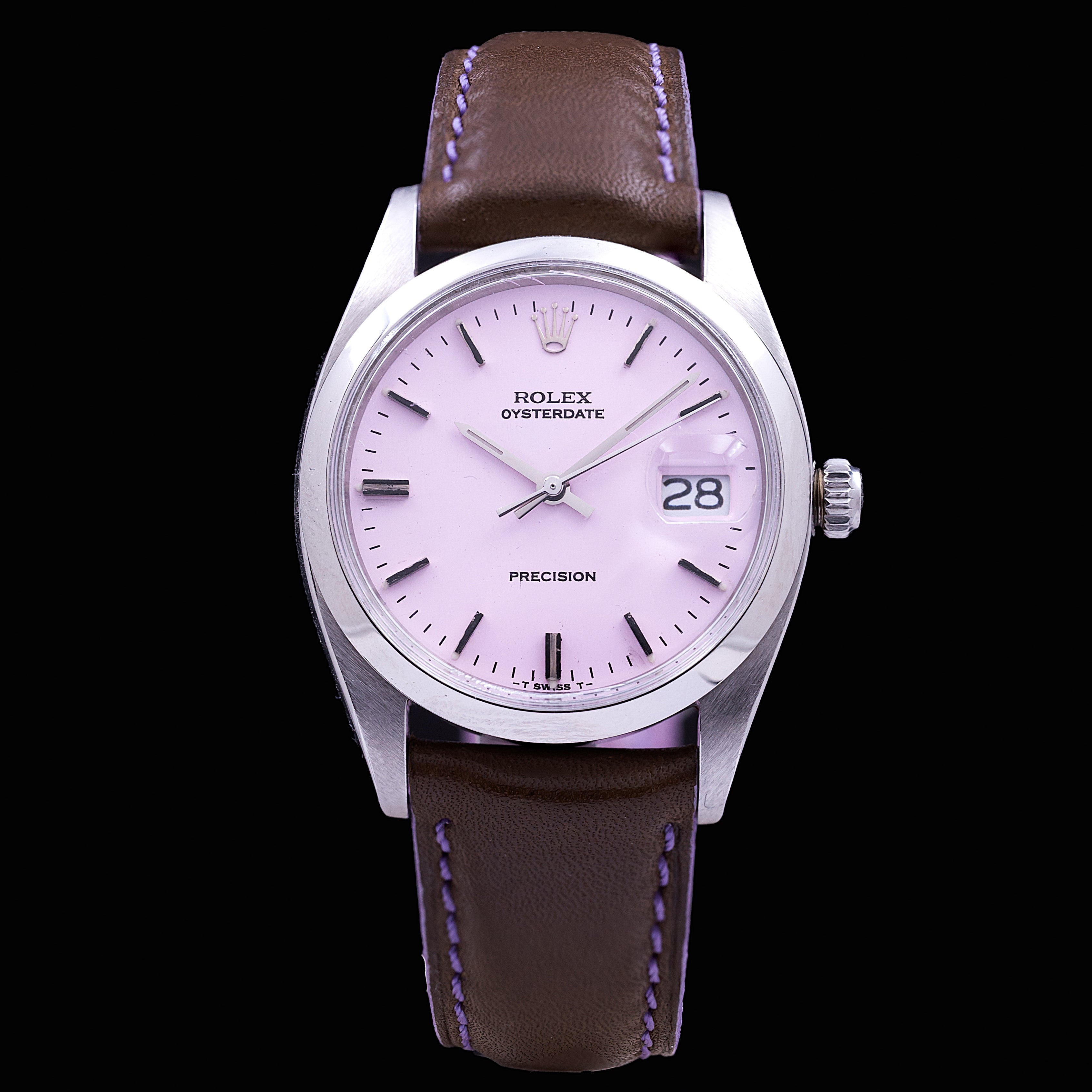 ROLEX OYSTERDATE CADRAN PARME REF 6494