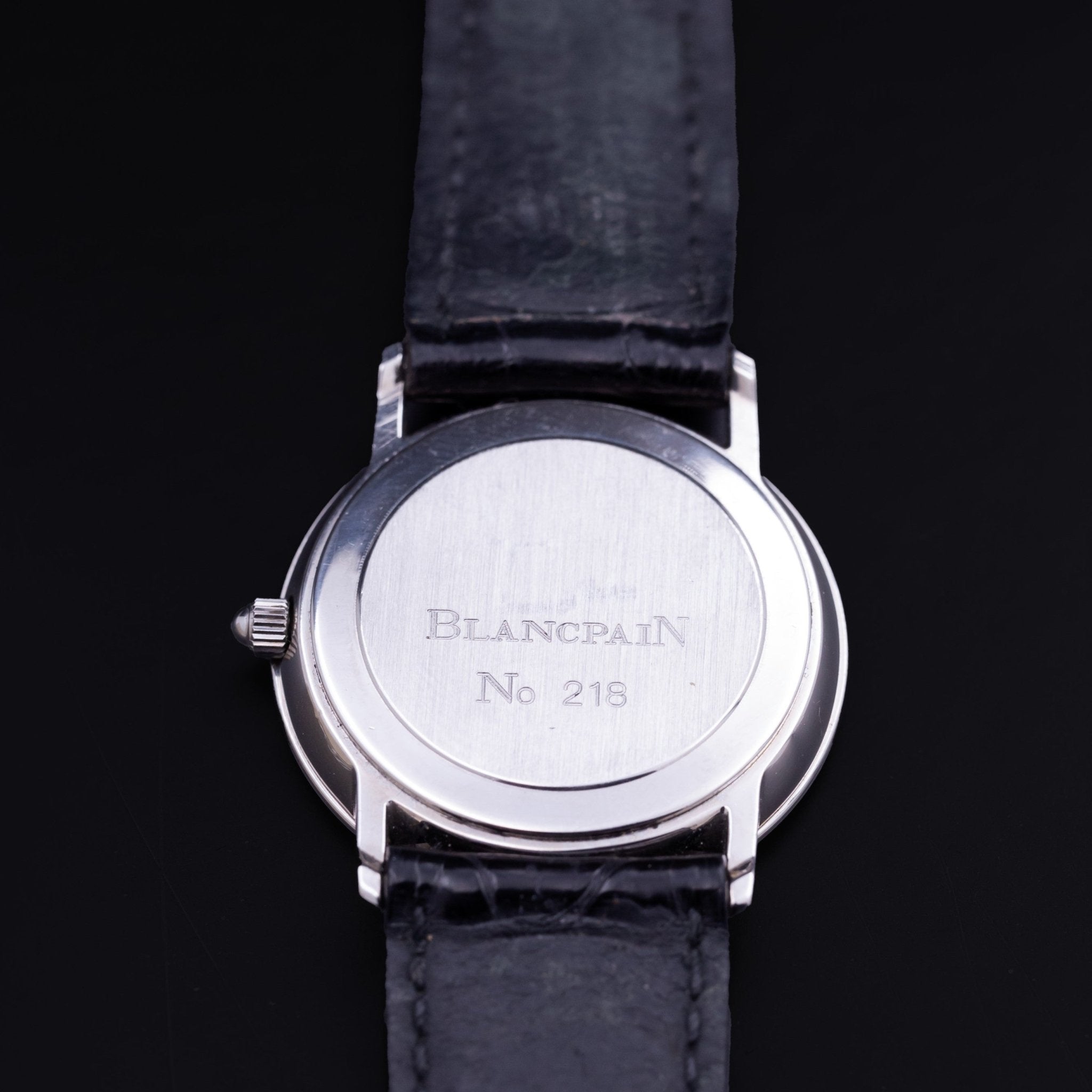 BLANCPAIN VILLERET AUTOMATIC EXTRA - PLATE FULL SET - montre vintage - Contre - Temps Paris