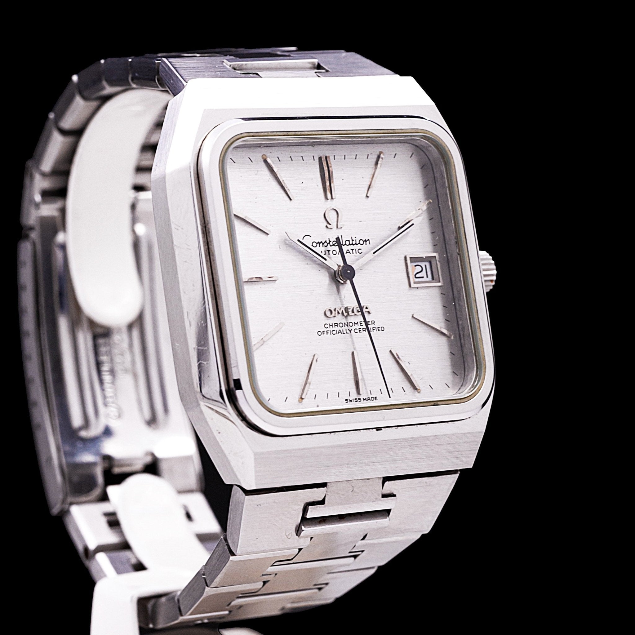 OMEGA CONSTELLATION CHRONOMETRE AUTOMATIC TV - montre vintage - Contre - Temps Paris