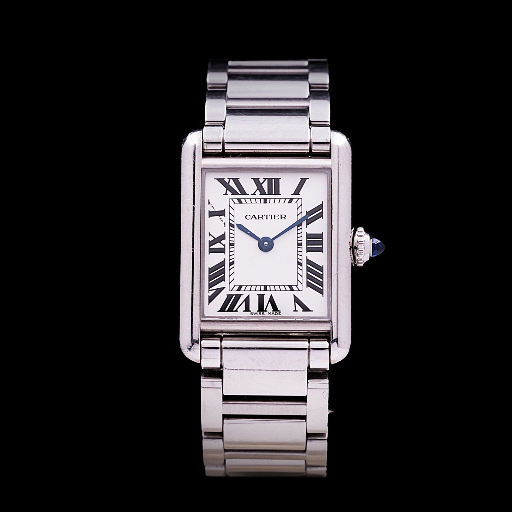 CARTIER TANK MUST LADY ACIER - montre vintage - Contre - Temps Paris