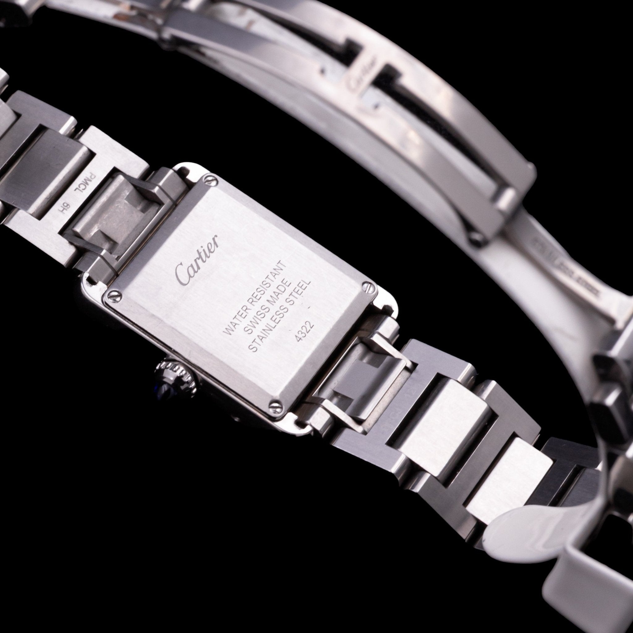 CARTIER TANK MUST LADY ACIER - montre vintage - Contre - Temps Paris