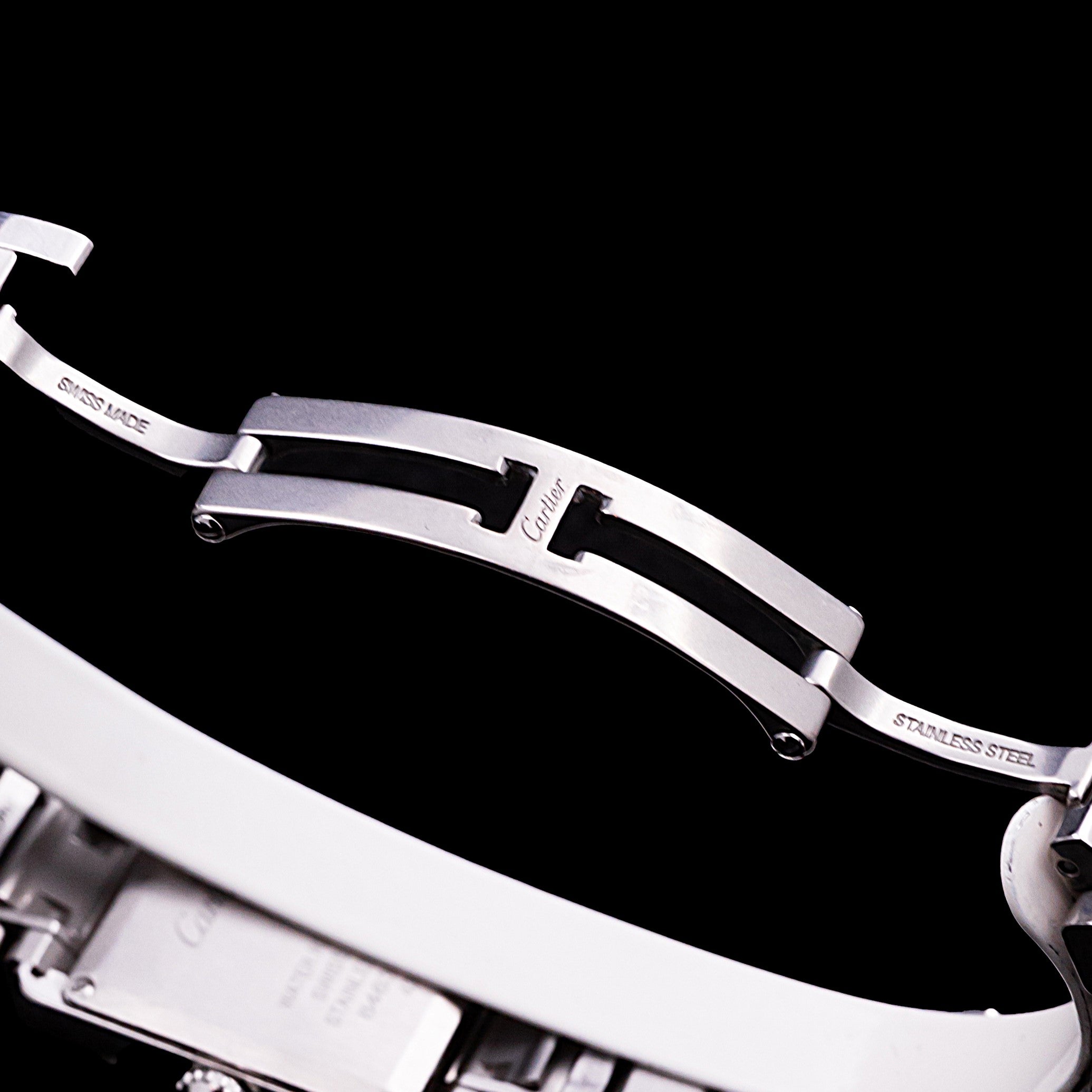 CARTIER TANK MUST LADY ACIER