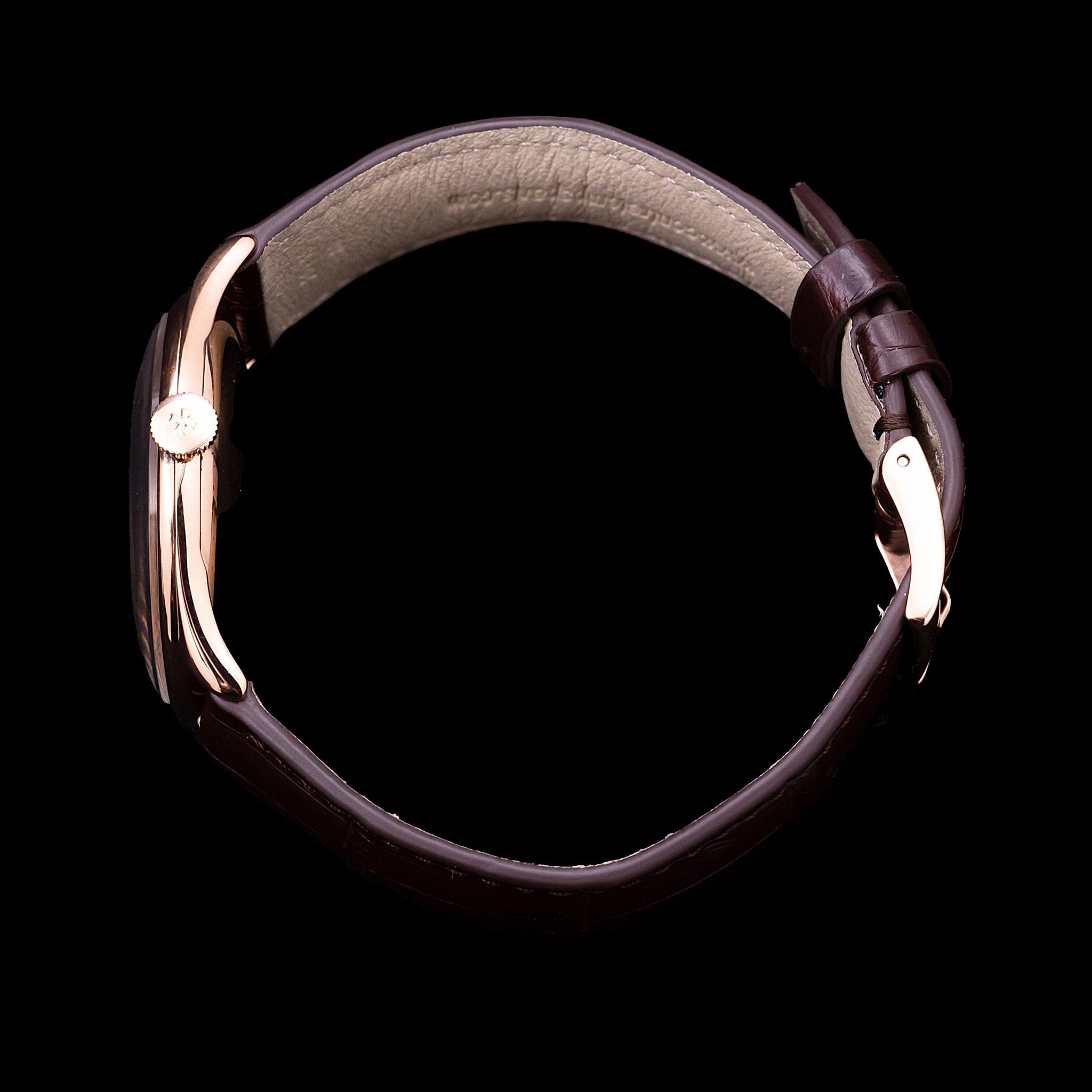 VACHERON CONSTANTIN CLASSIQUE HABILLEE HOMME OR ROSE - montre vintage - Contre - Temps Paris