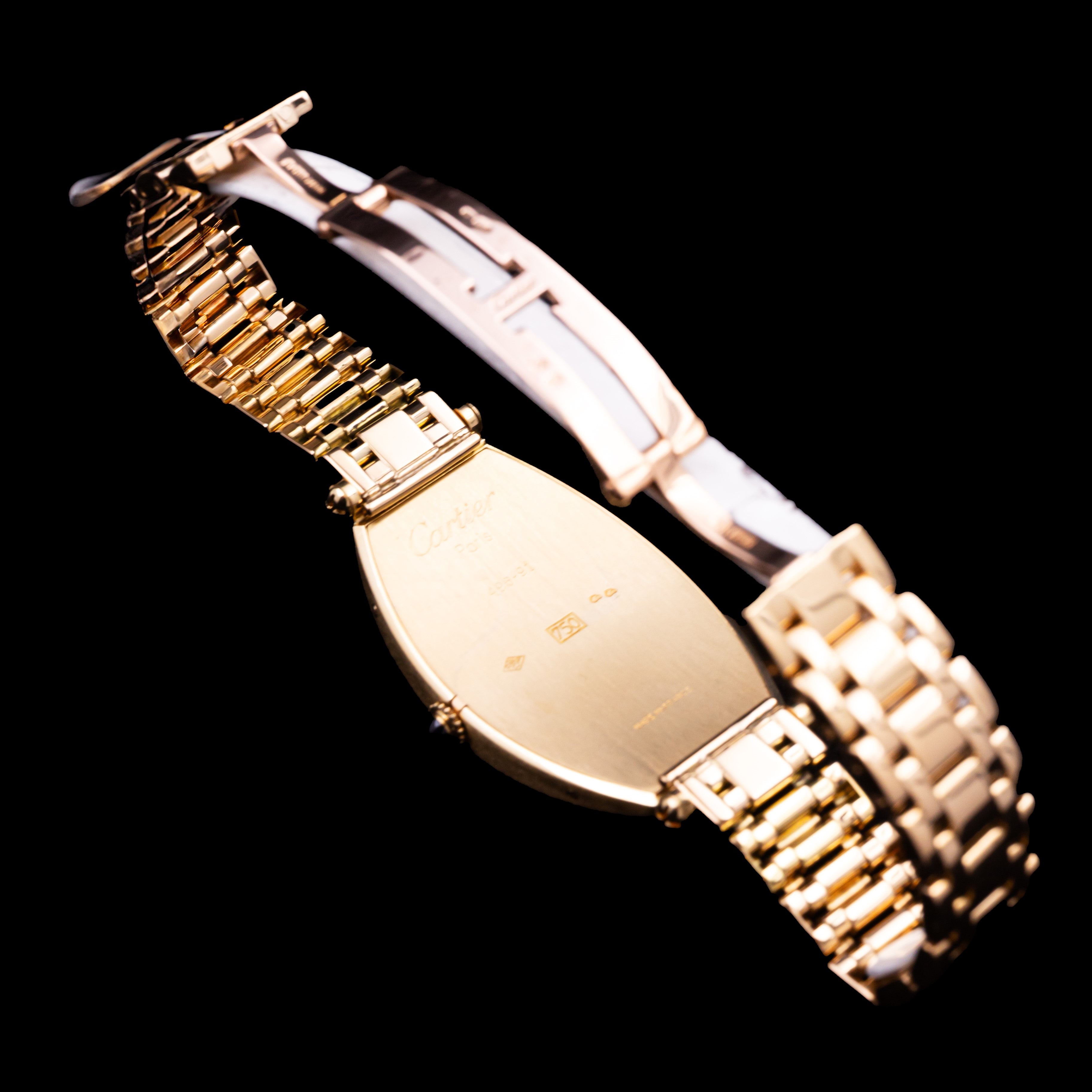 CARTIER TONNEAU OR JAUNE HOMME