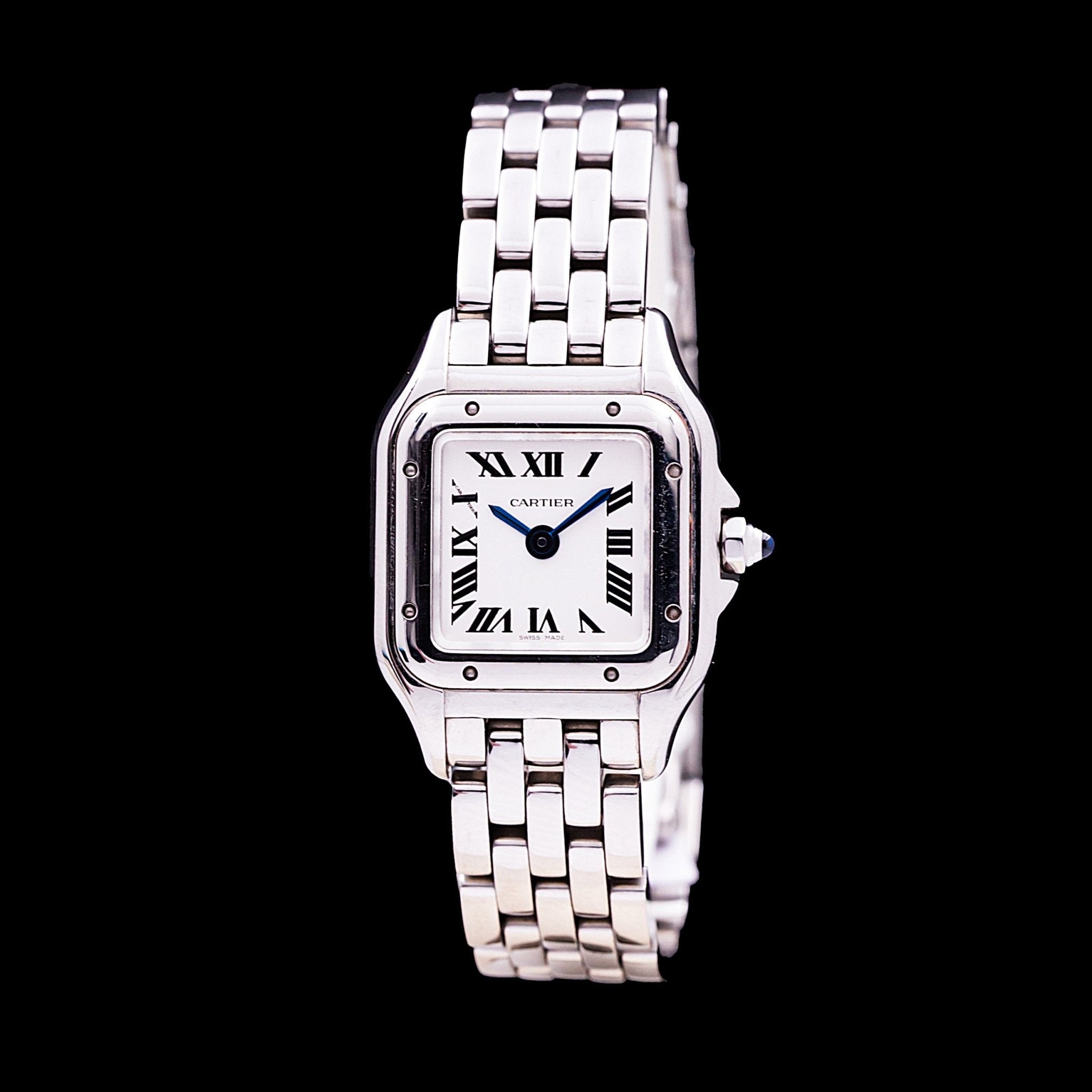 CARTIER PANTHERE MINI ACIER - montre vintage - Contre - Temps Paris
