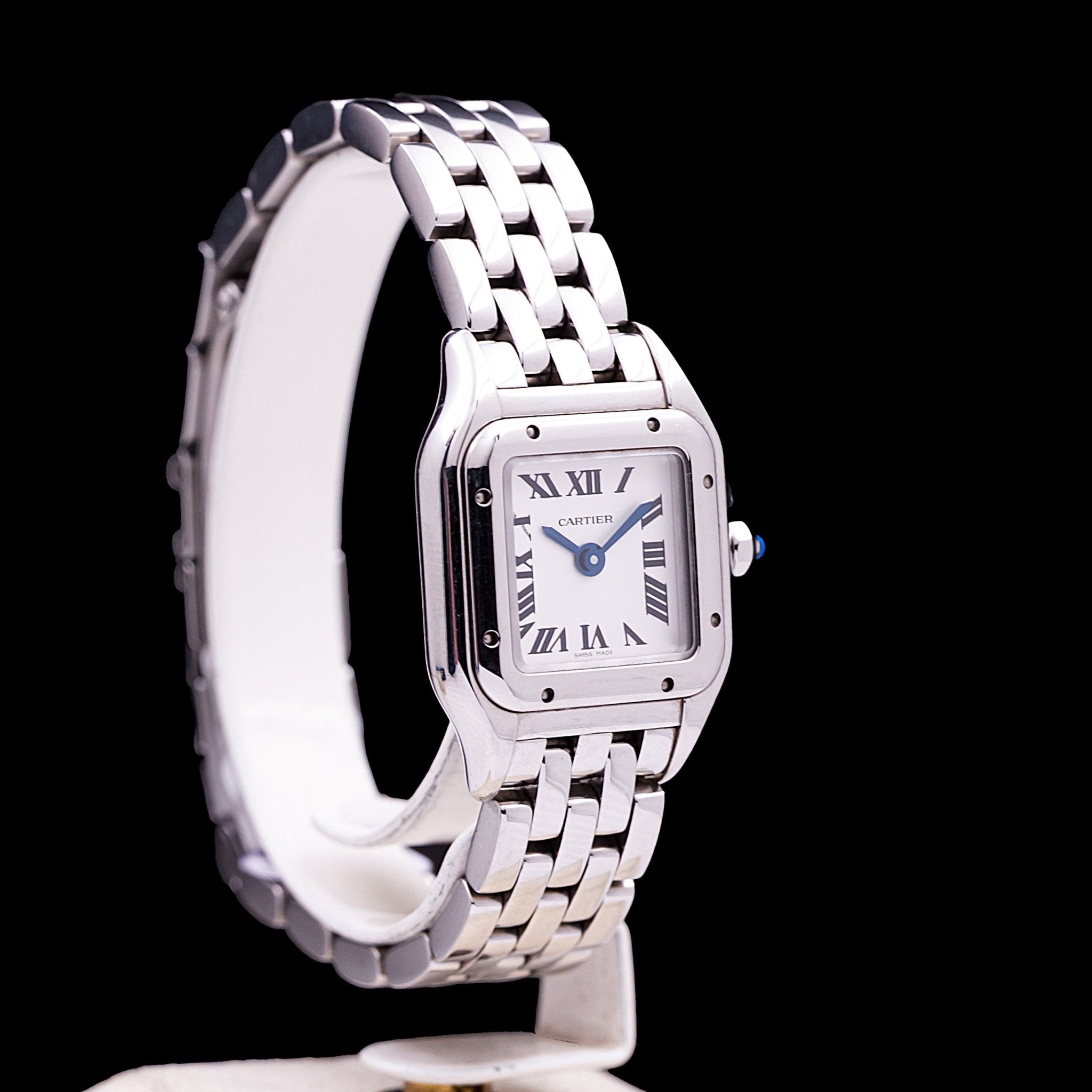 CARTIER PANTHERE MINI ACIER - montre vintage - Contre - Temps Paris