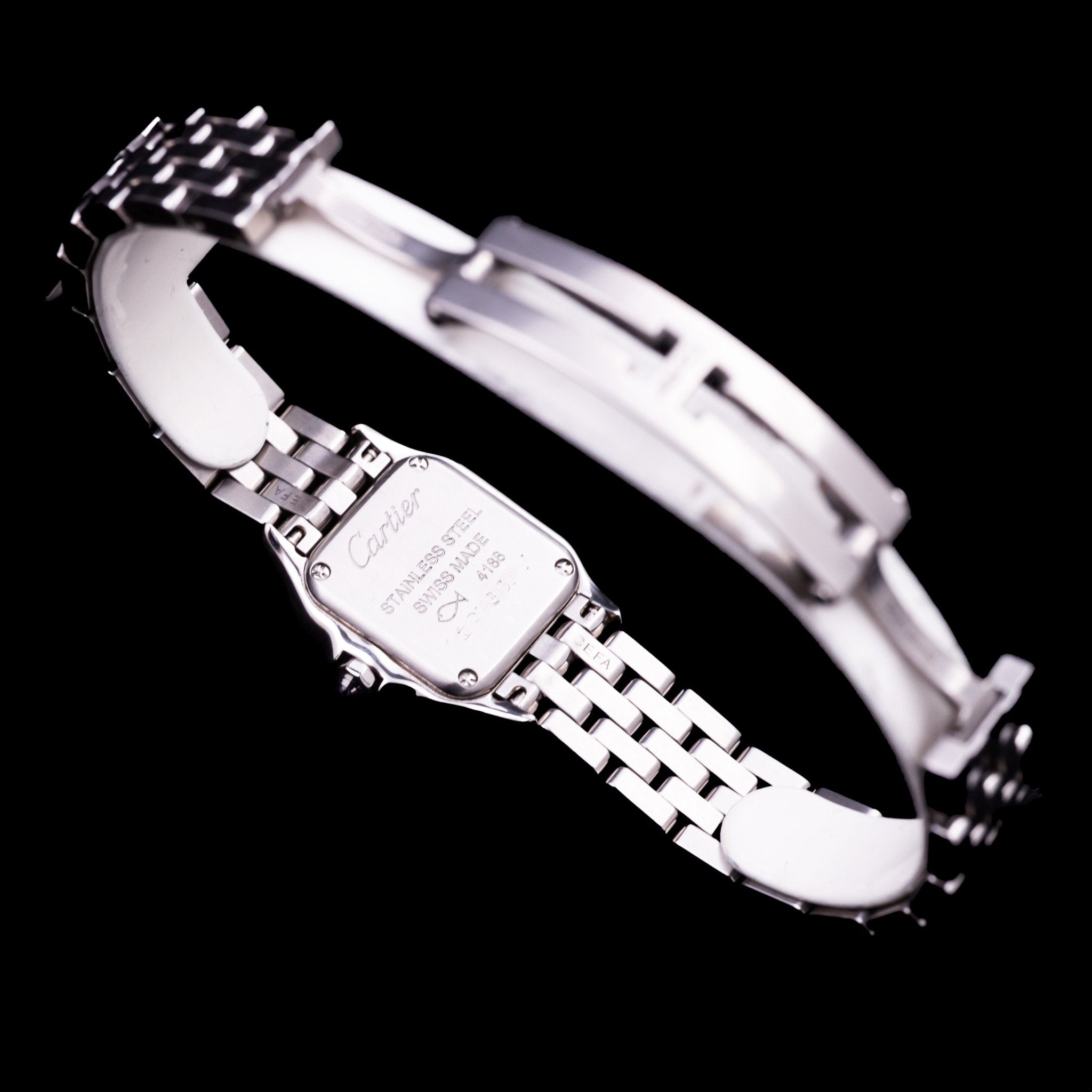 CARTIER PANTHERE MINI ACIER - montre vintage - Contre - Temps Paris