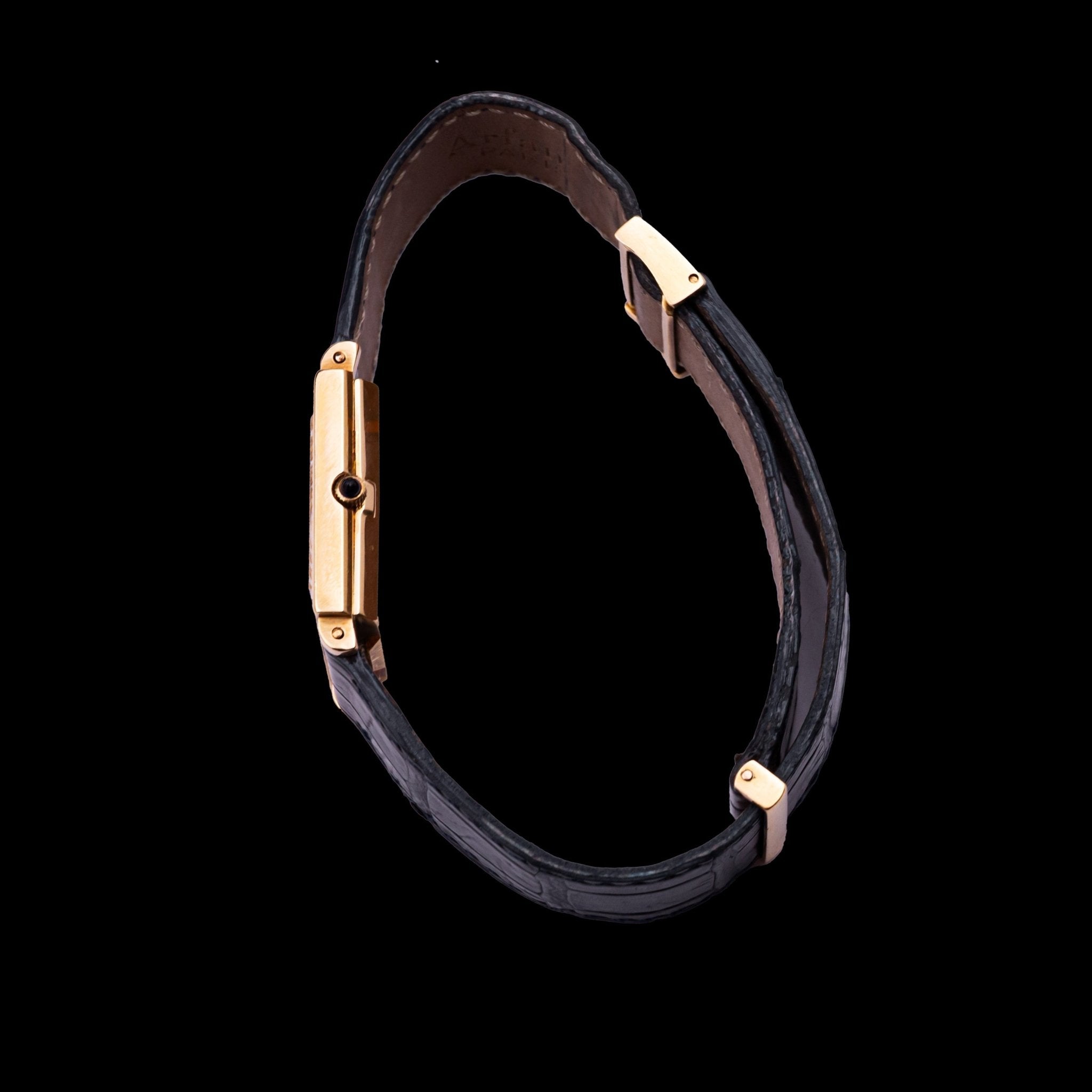 BOUCHERON REFLET CARREE LADY CLOUS DE PARIS OR - montre vintage - Contre - Temps Paris