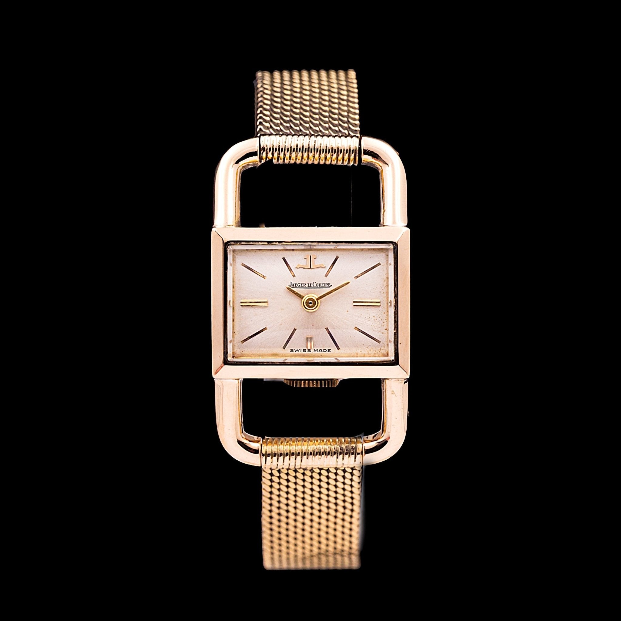 JAEGER - LECOULTRE / HERMES ETRIER OR - montre vintage - Contre - Temps Paris