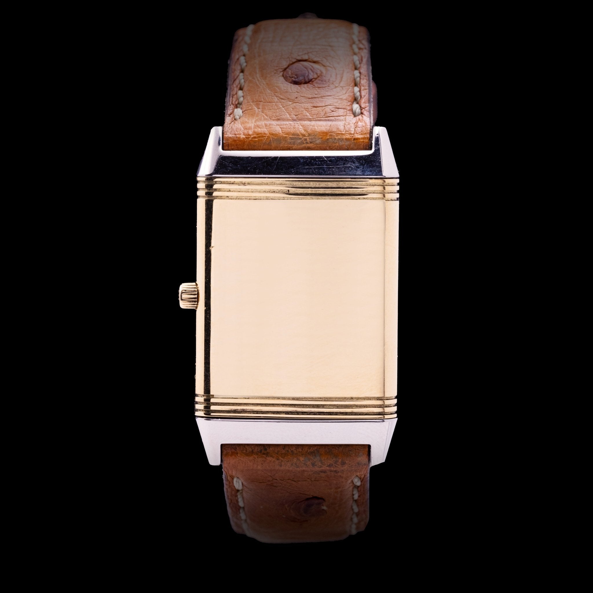 JAEGER - LECOULTRE REVERSO CLASSIQUE OR ET ACIER - montre vintage - Contre - Temps Paris