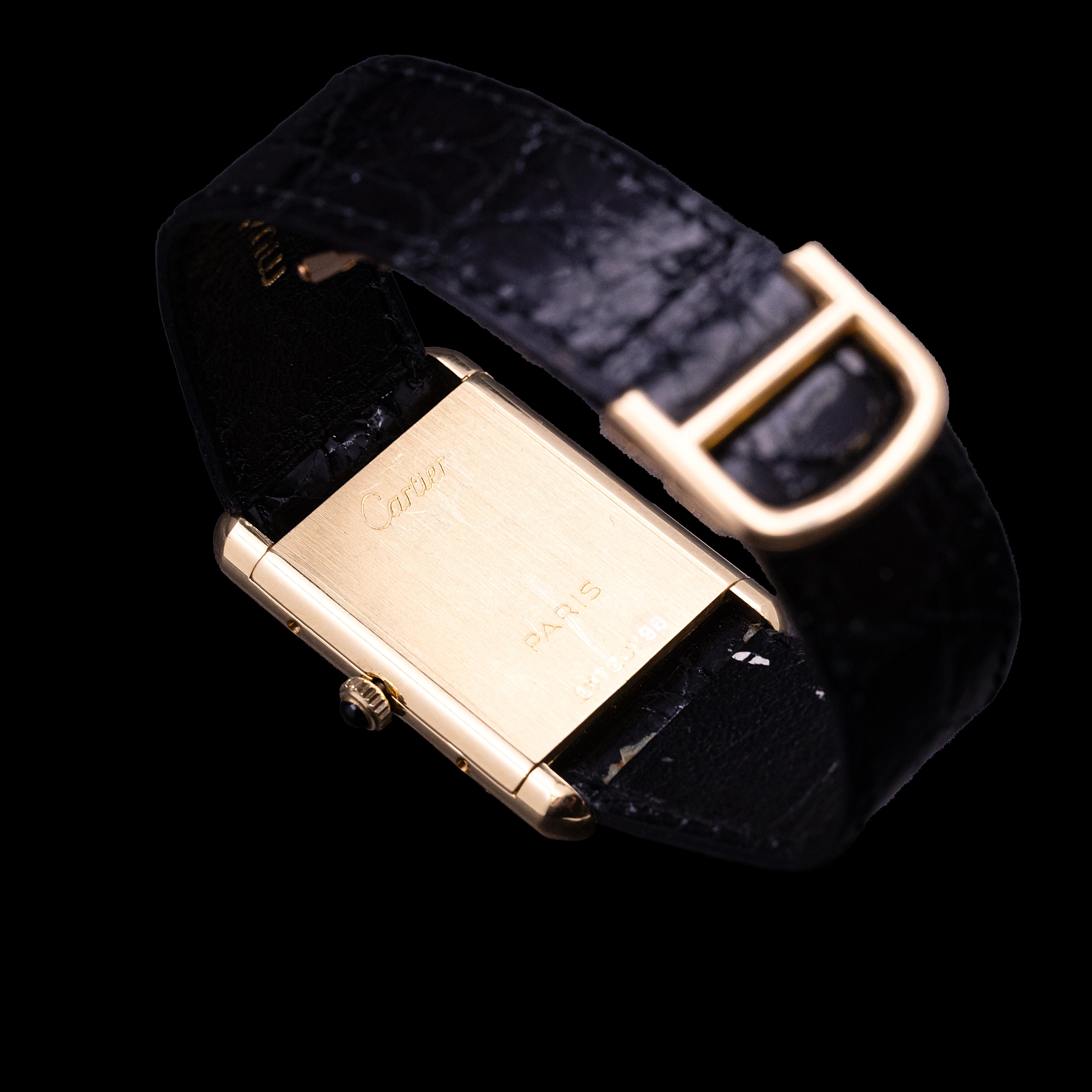 CARTIER TANK "LOUIS CARTIER" GOLD MEN'S SIZE