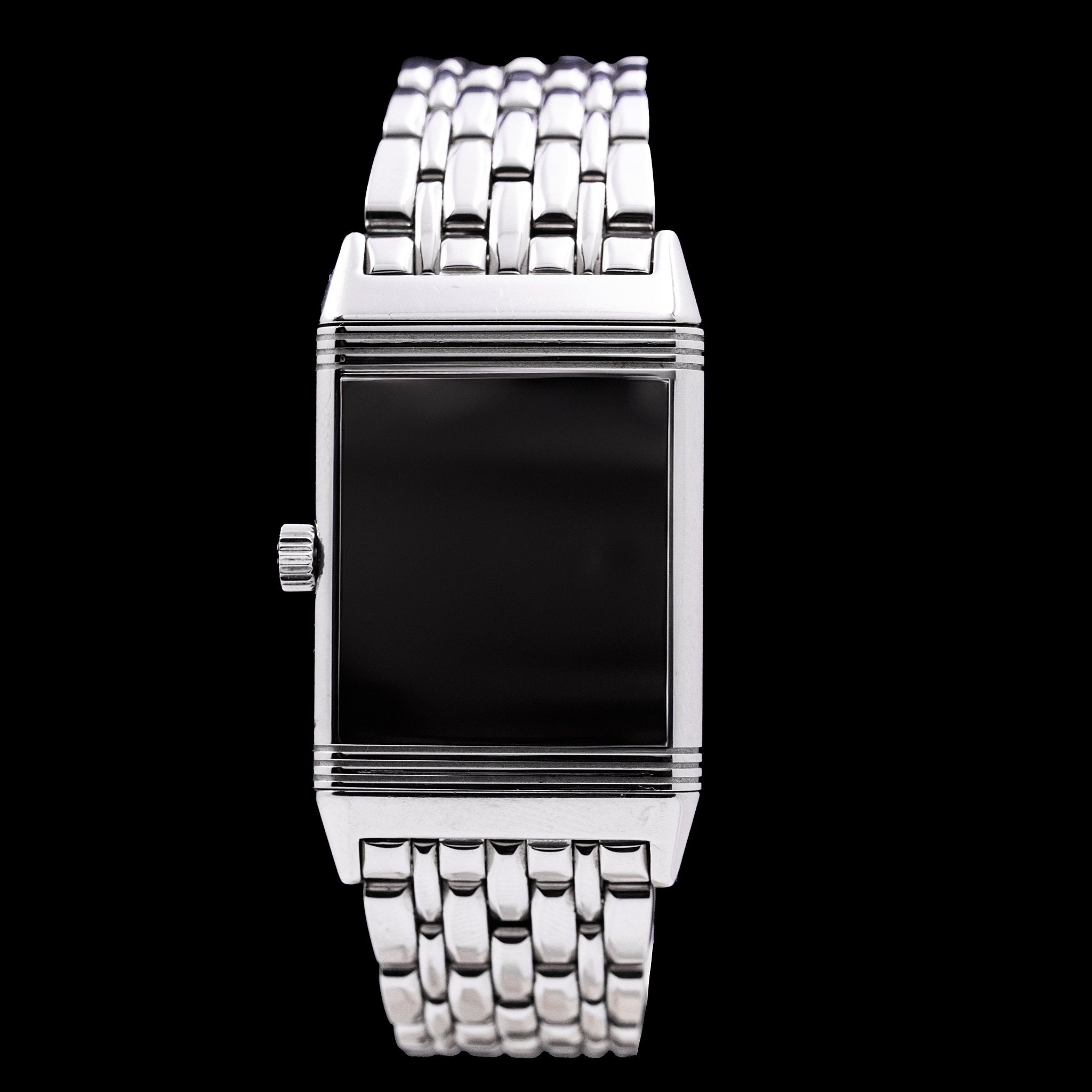 JAEGER - LECOULTRE REVERSO CLASSIQUE TOUT ACIER - montre vintage - Contre - Temps Paris