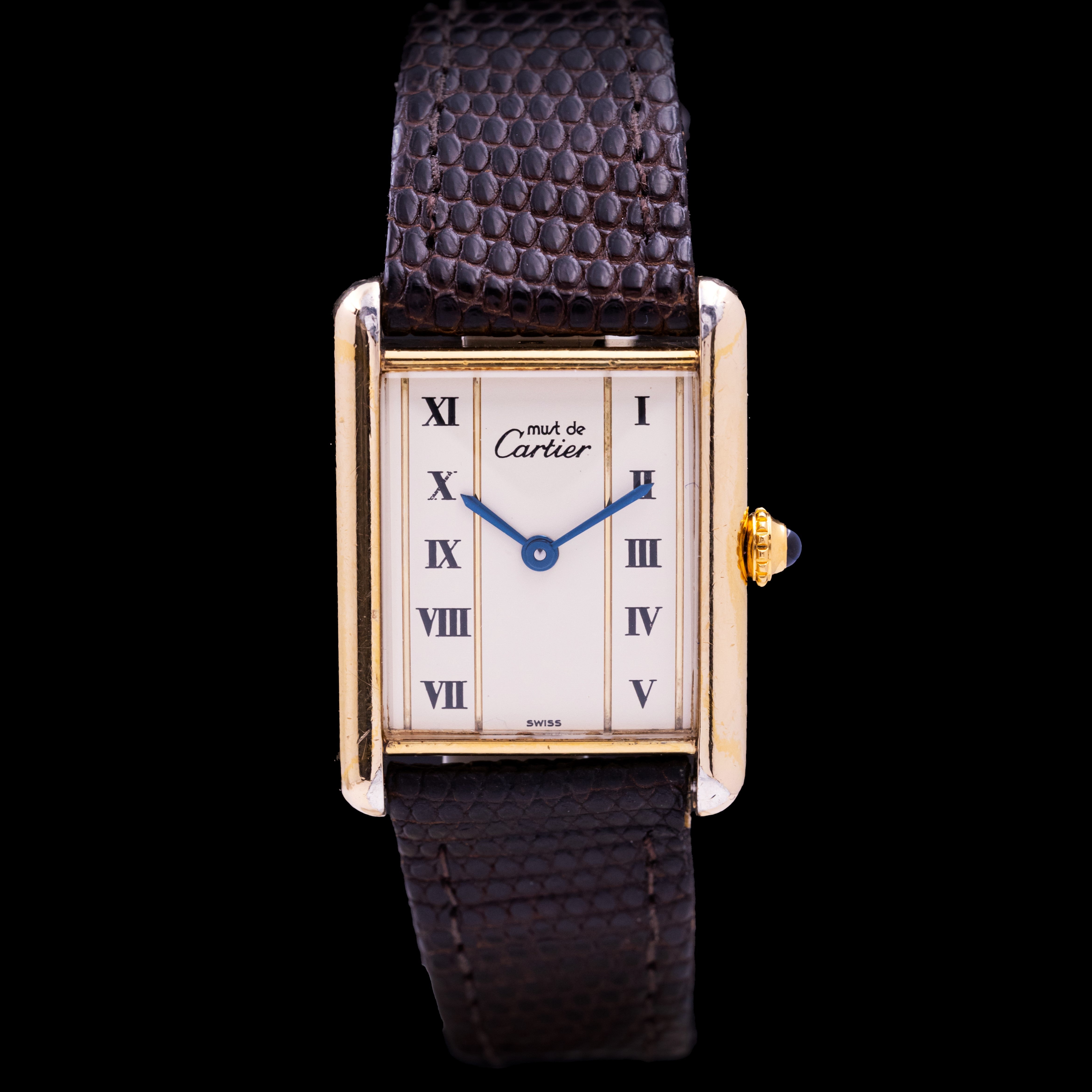 CARTIER TANK MUST CADRAN CREME TAILLE HOMME