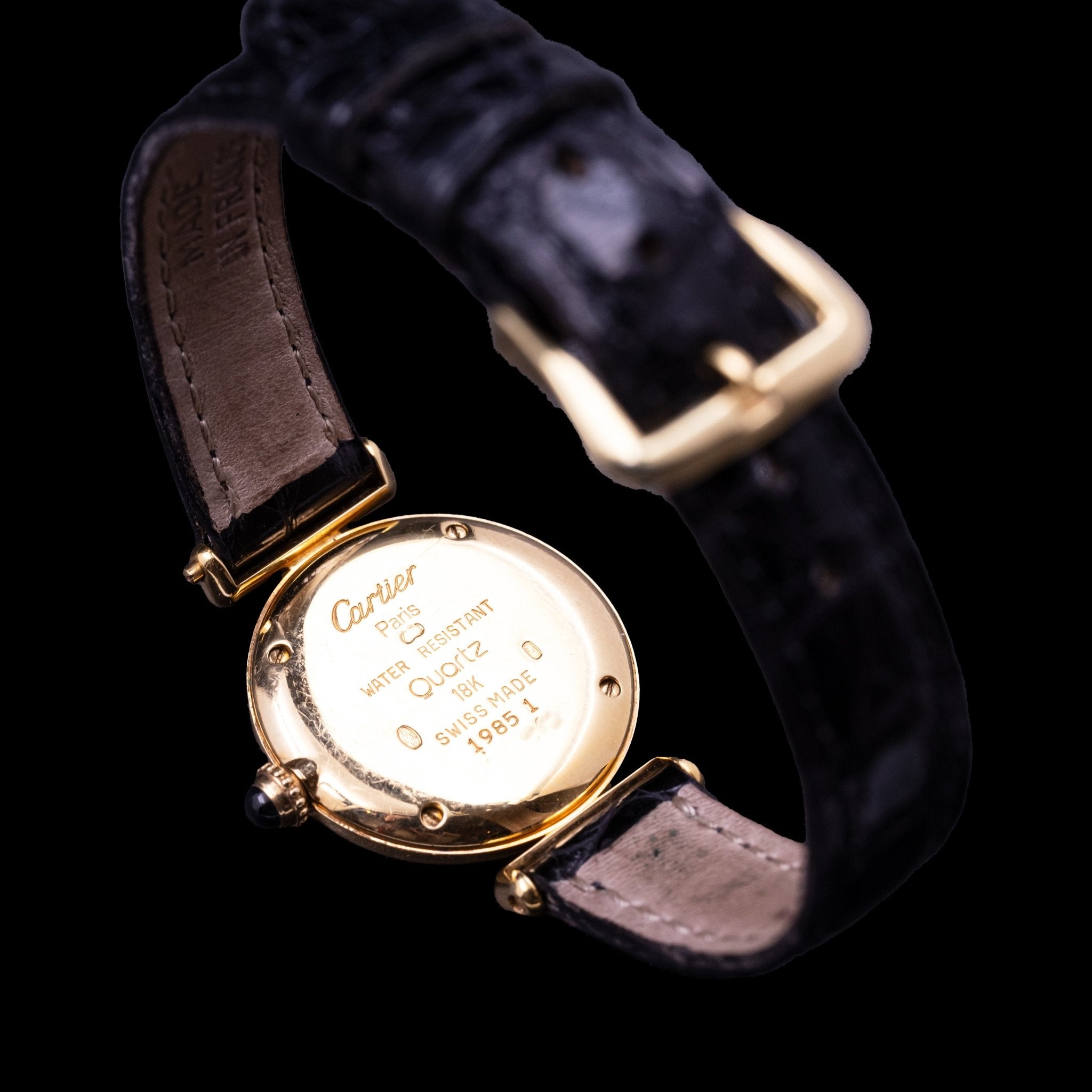 CARTIER COLISEE OR TAILLE SMALL - montre vintage - Contre - Temps Paris