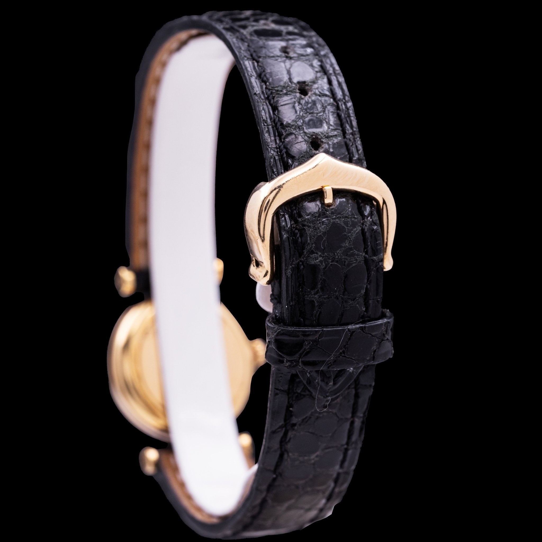 CARTIER VENDOME OR ET DIAMANTS - montre vintage - Contre - Temps Paris