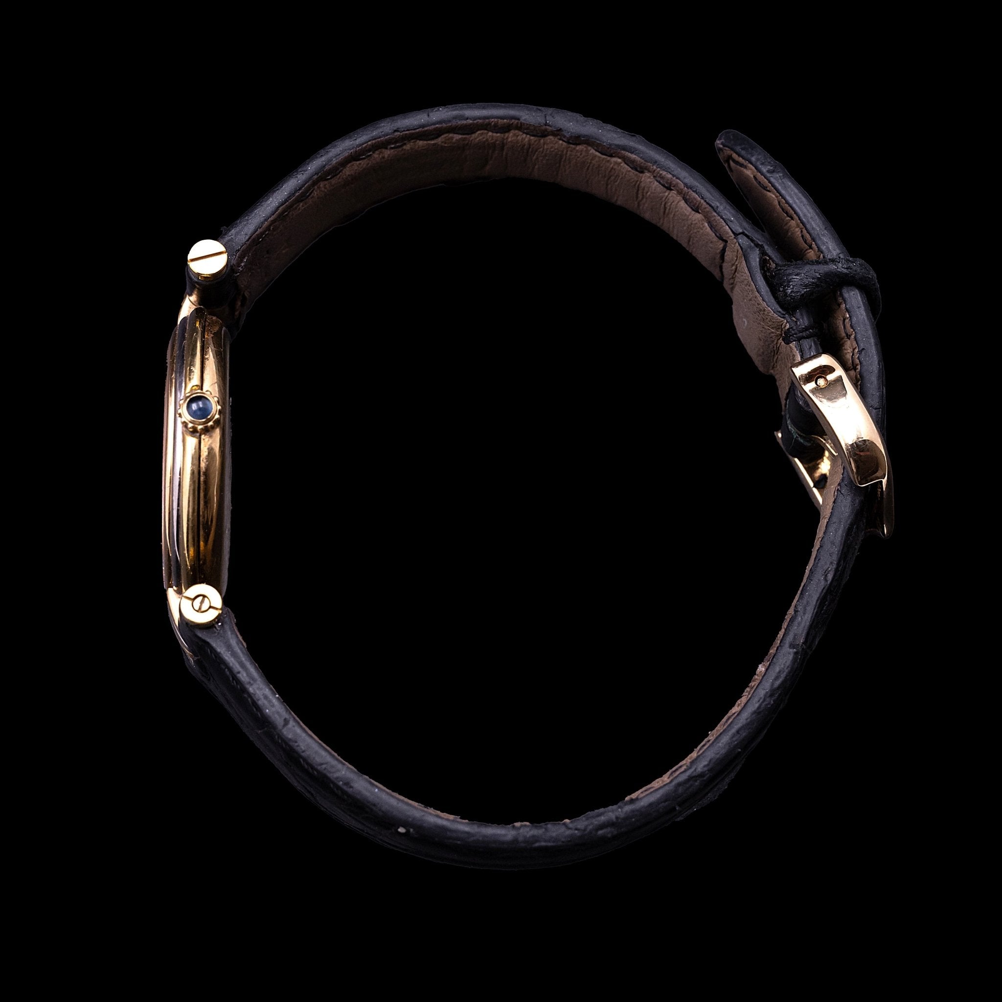 CARTIER VENDOME TRI - COLORE 3 ORS LADY - montre vintage - Contre - Temps Paris