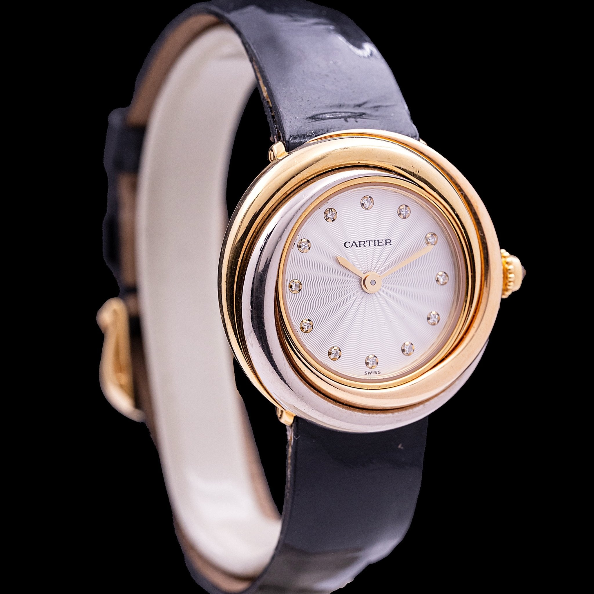 CARTIER TRINITY 3 ORS LADY - montre vintage - Contre - Temps Paris
