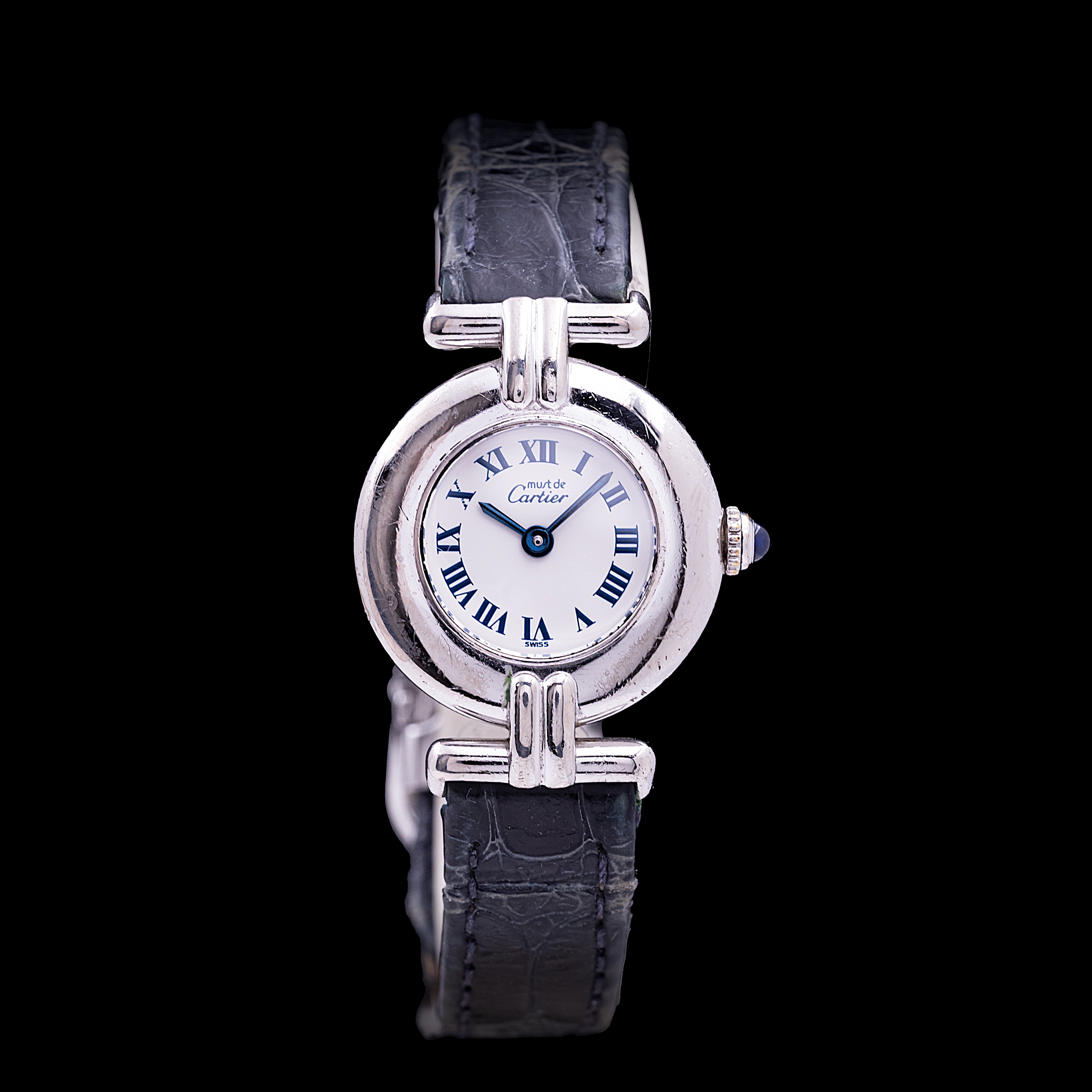CARTIER COLISEE MUST SILVER LADY - montre vintage - Contre - Temps Paris