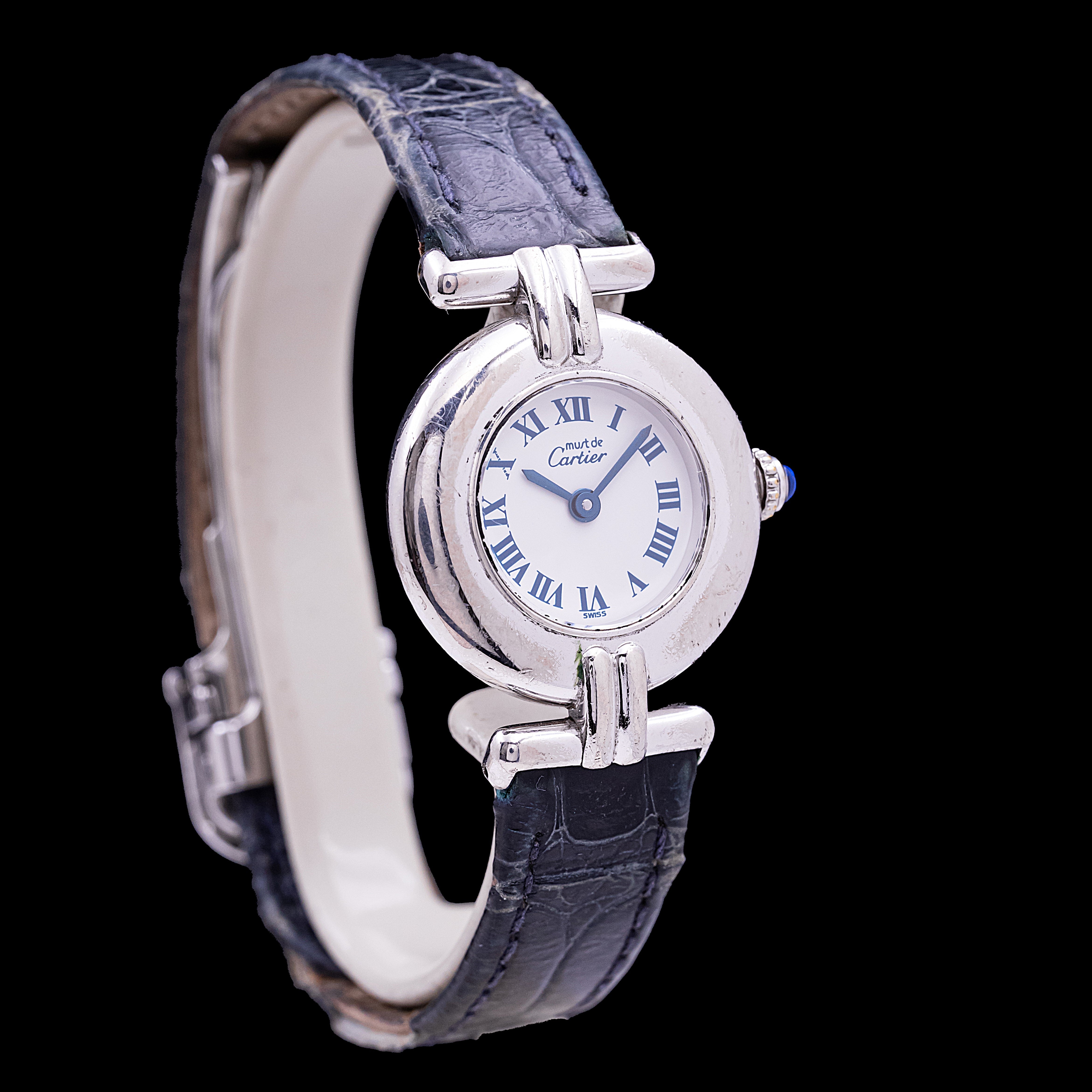 CARTIER COLISEE MUST SILVER LADY - montre vintage - Contre - Temps Paris