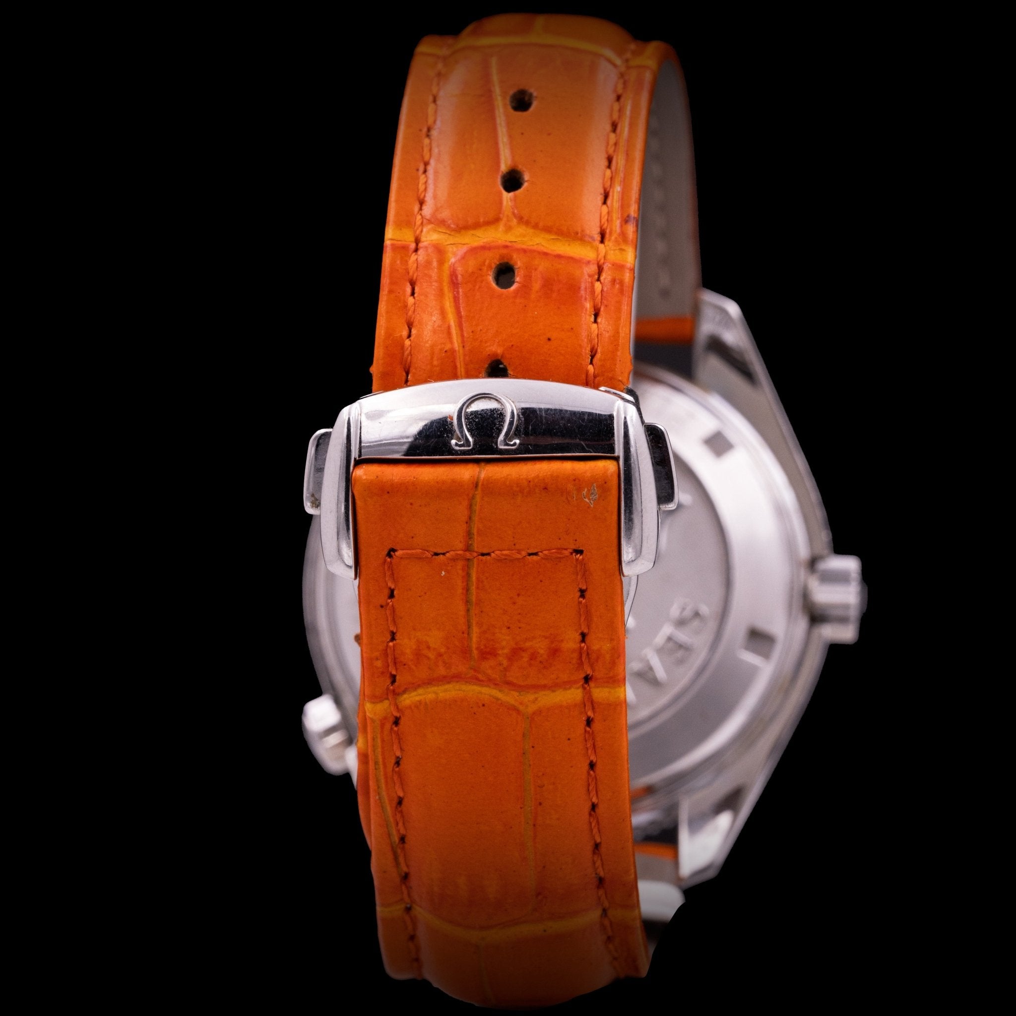 Omega Seamaster Planet Ocean Co - Axial 600 m — Acier, circa 2005, lunette orange - montre vintage - Contre - Temps Paris