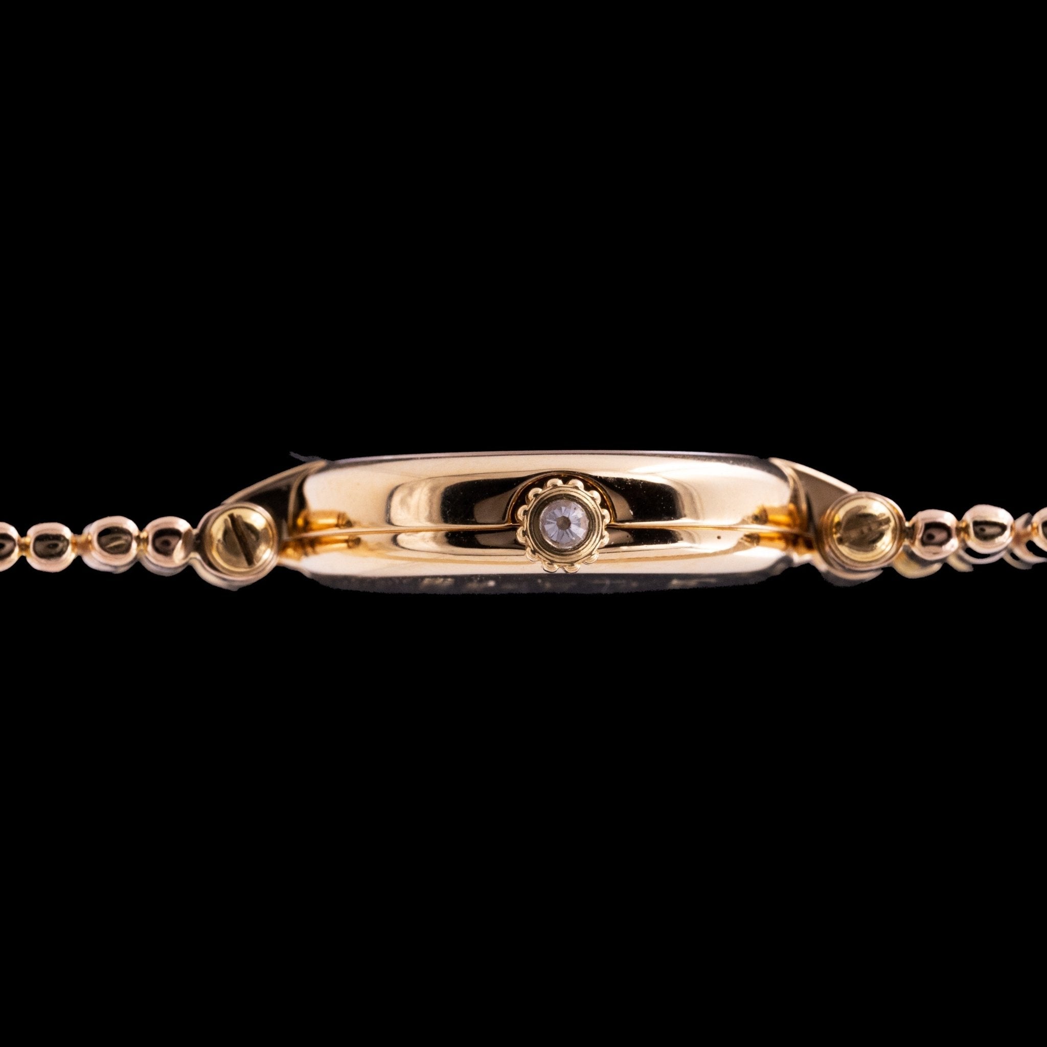 Cartier Vendôme Lady — Trois ors 18 carats, années 1990 - montre vintage - Contre - Temps Paris