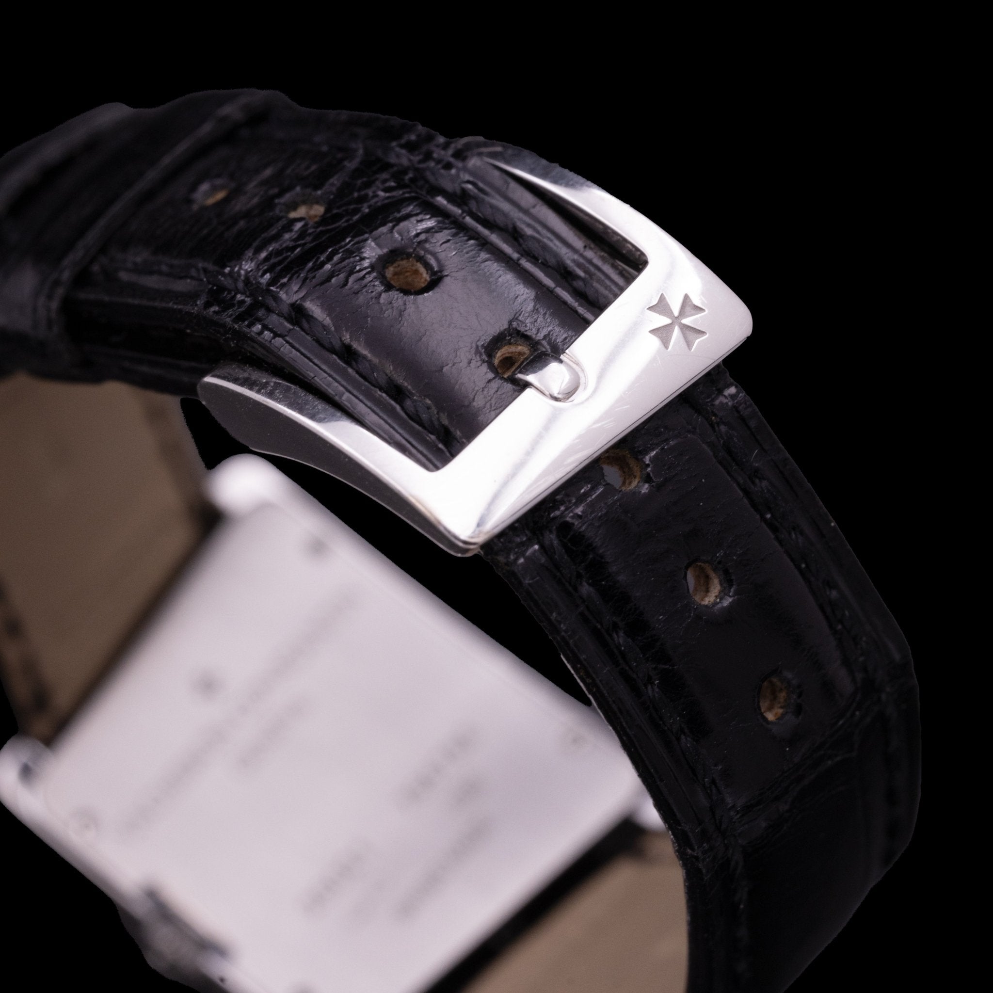 Vacheron Constantin Asymétrique Modèle 1972 Or Blanc Ref. 25021 - montre vintage - Contre - Temps Paris