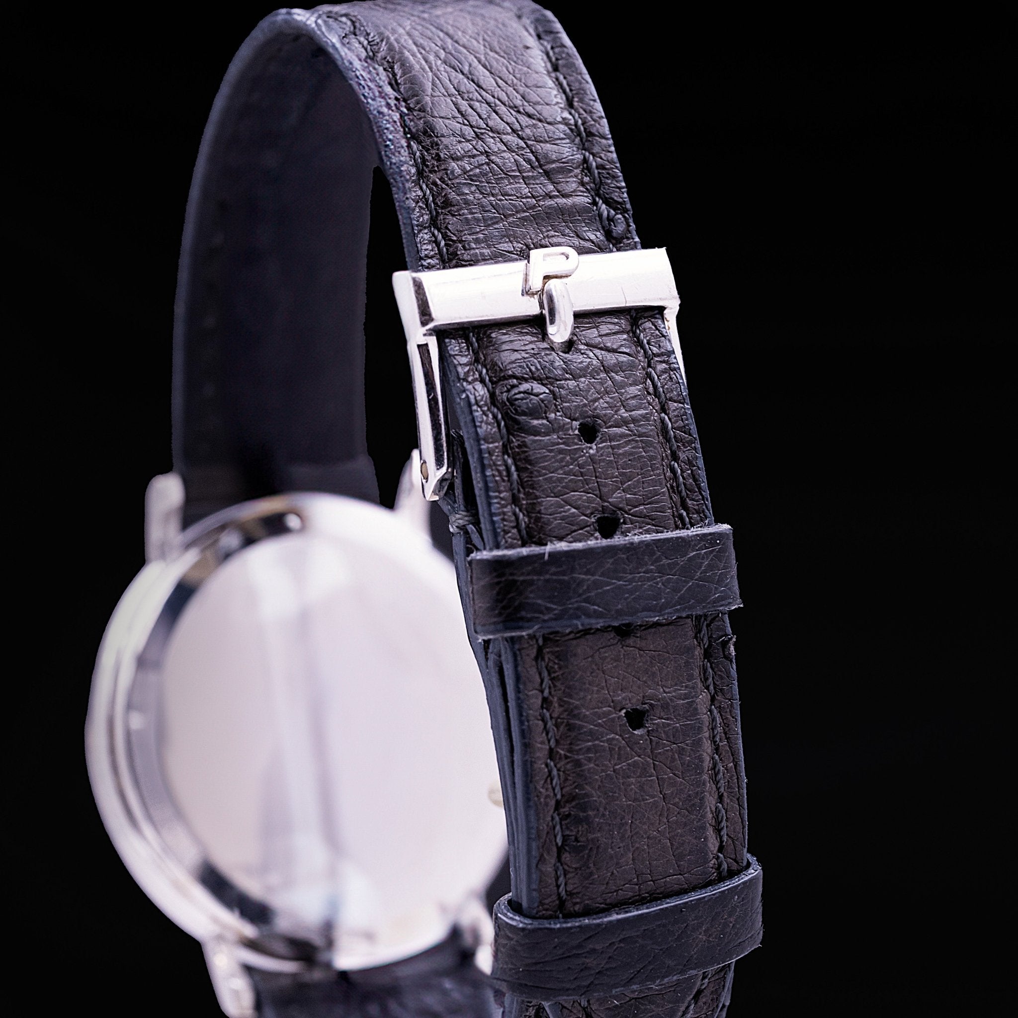 Piaget Automatic extra-plate Or blanc Ref. 13104, années 1970 - montre vintage - Contre-Temps Paris