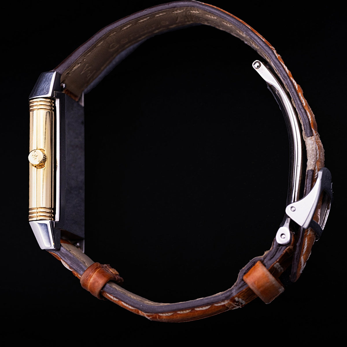 Jaeger-LeCoultre Reverso Lady Or et acier, Ref 260.5.86, années 90 - montre vintage - Contre-Temps Paris