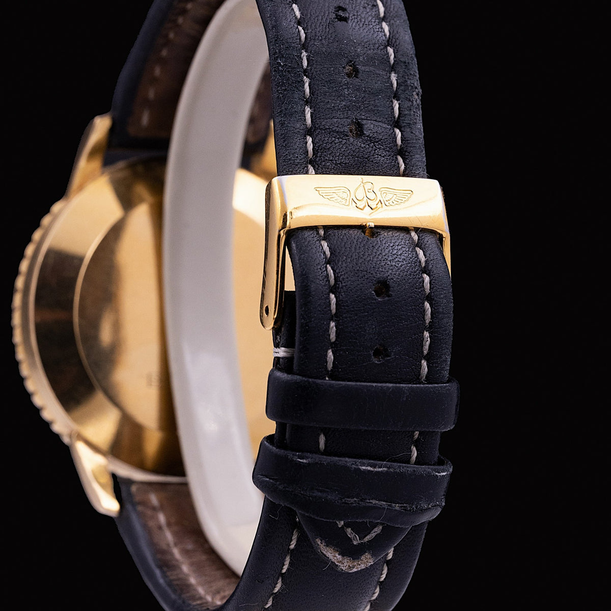 Breitling Navitimer Twin Jet Or Jaune Ref. 806, circa 1965 - montre vintage - Contre-Temps Paris