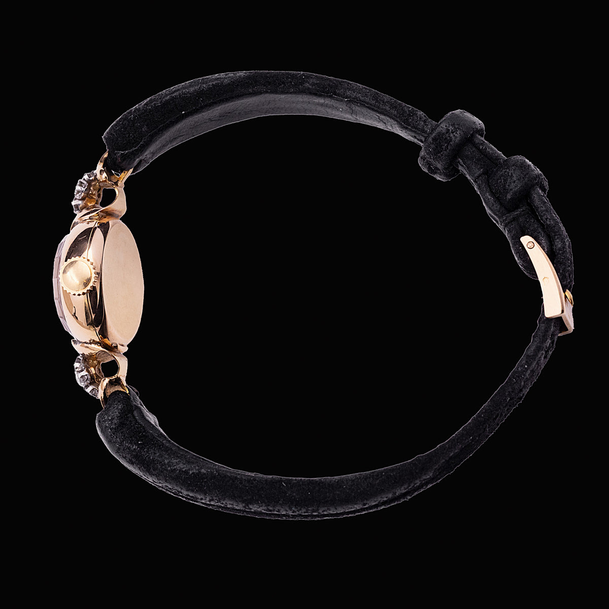 Omega Lady Joaillerie Or Jaune et Diamants, années 40