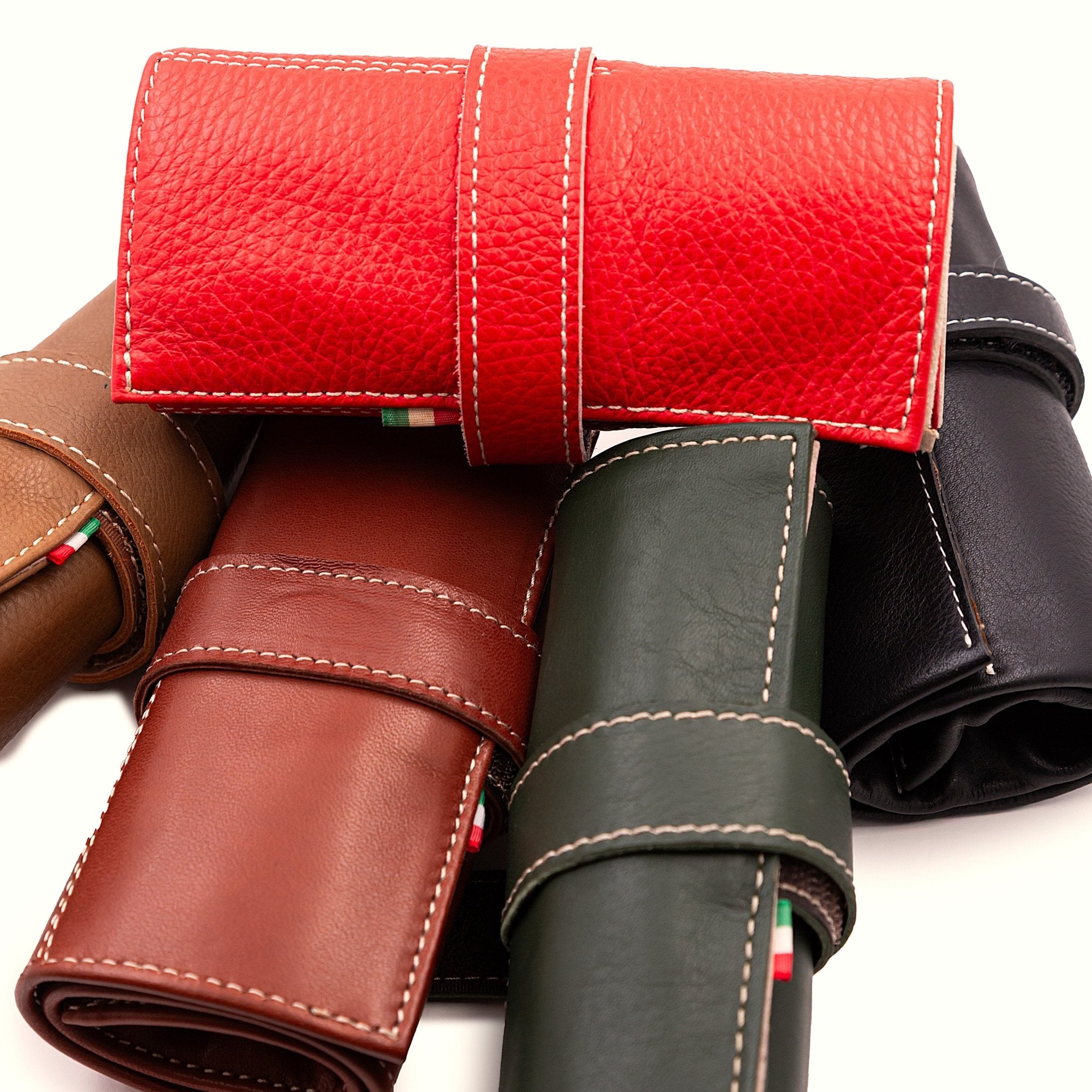 MARMOTTE DE VOYAGE 6 MONTRES VEAU COULEUR - montre vintage - Contre - Temps Paris