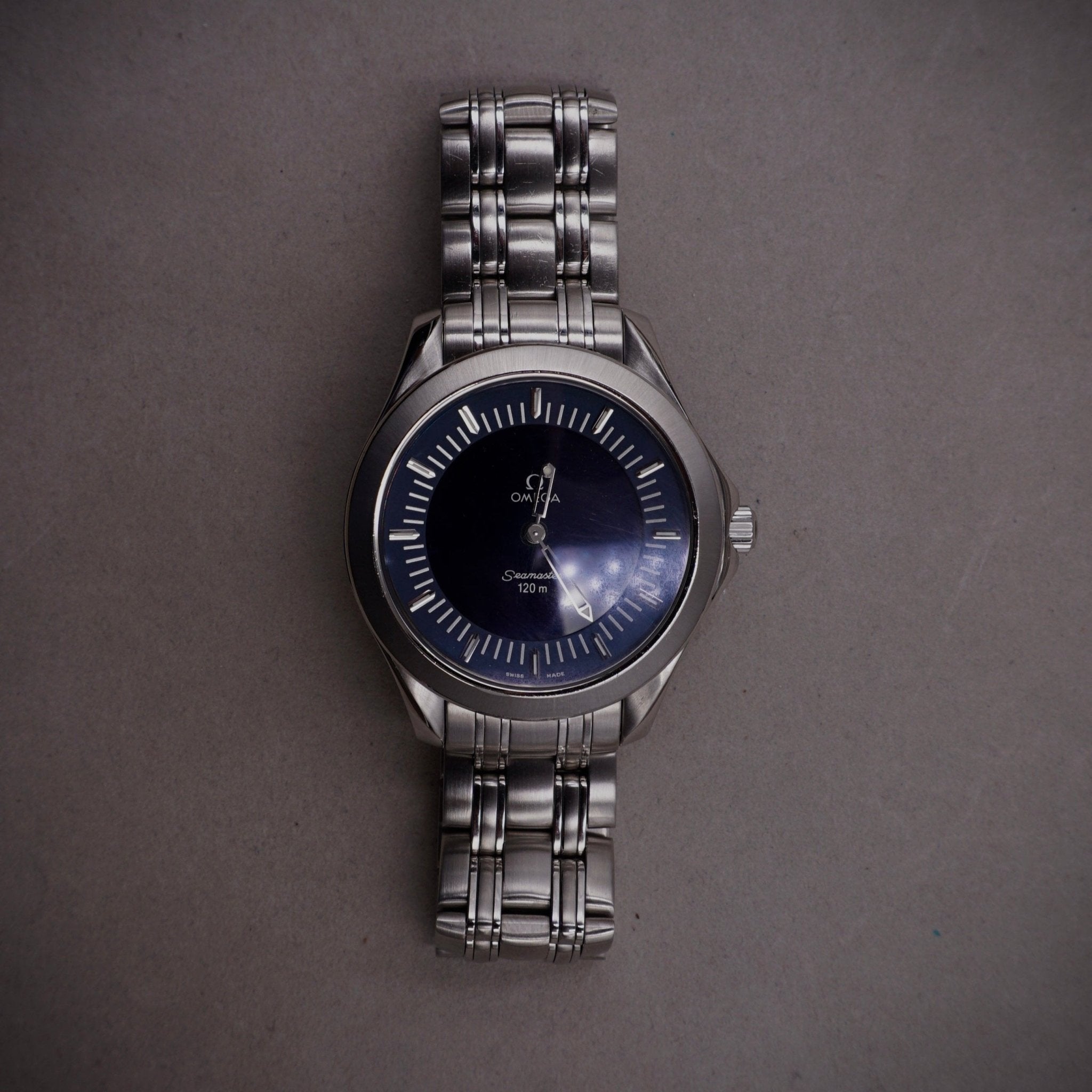 OMEGA SEAMASTER MULTI - FONCTIONS 120M - montre vintage - Contre - Temps Paris