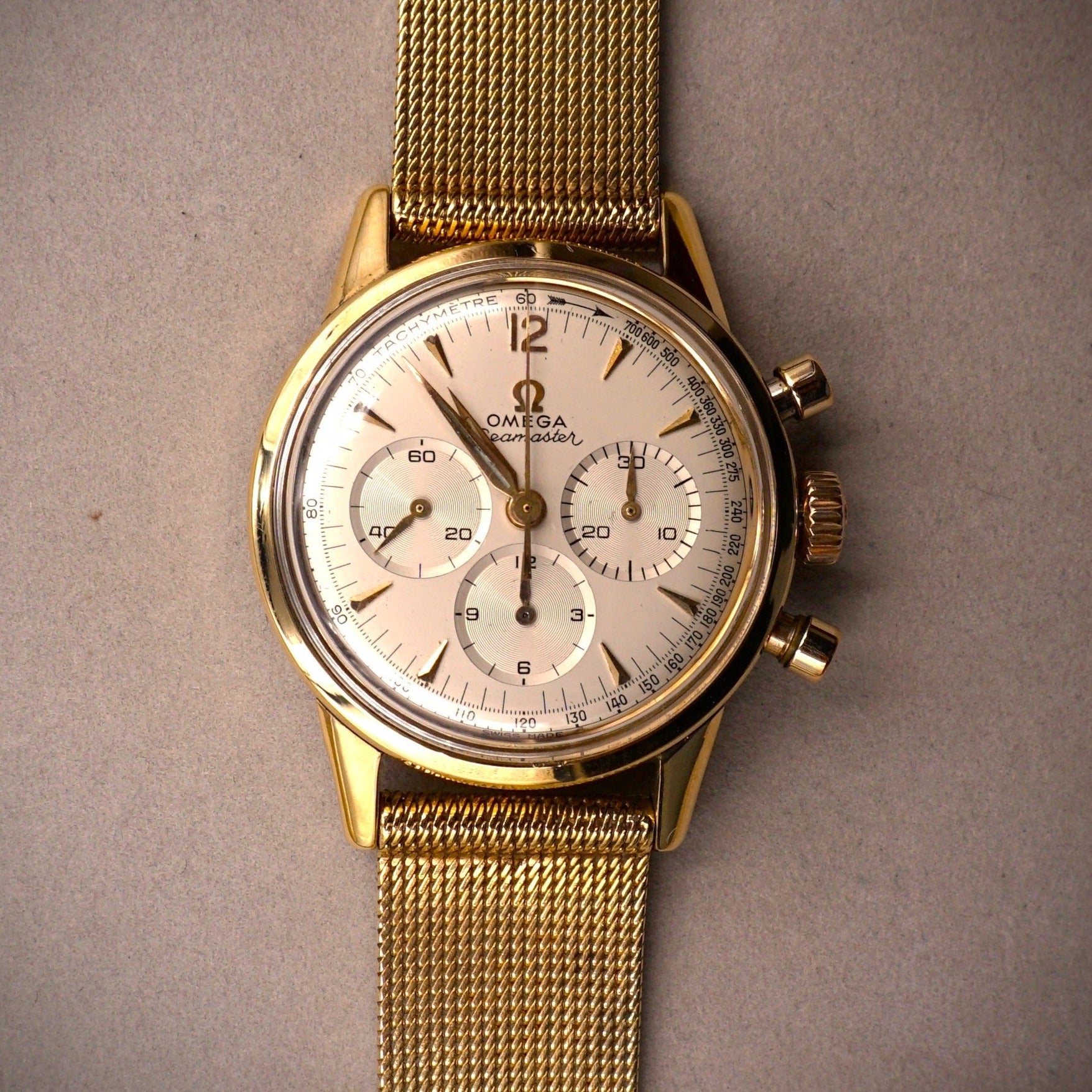 OMEGA CHRONOGRAPH SEAMASTER CALIBER 321 GOLD