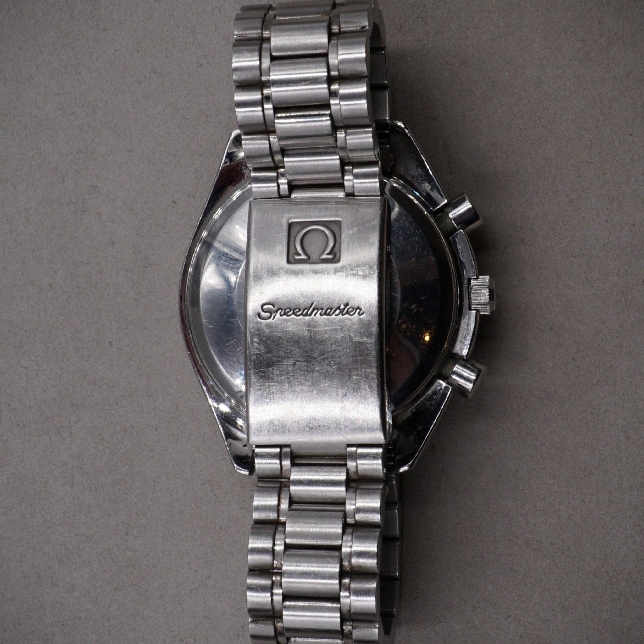 OMEGA SPEEDMASTER REDUCED SERIE LIMITEE JO D'ALBERTVILLE 1992 - montre vintage - Contre - Temps Paris