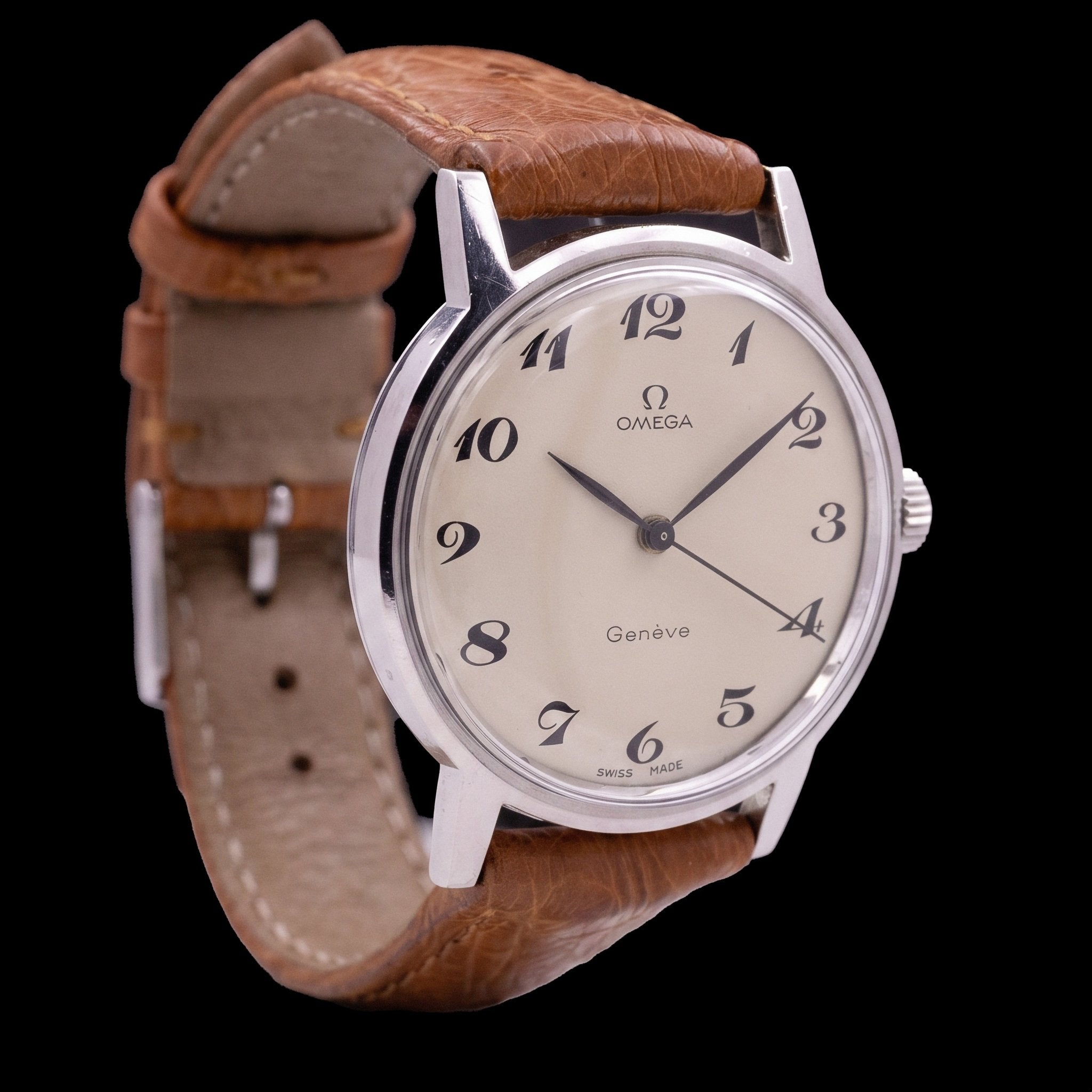 Omega habillée 35 mm, acier années 60 - montre vintage - Contre - Temps Paris