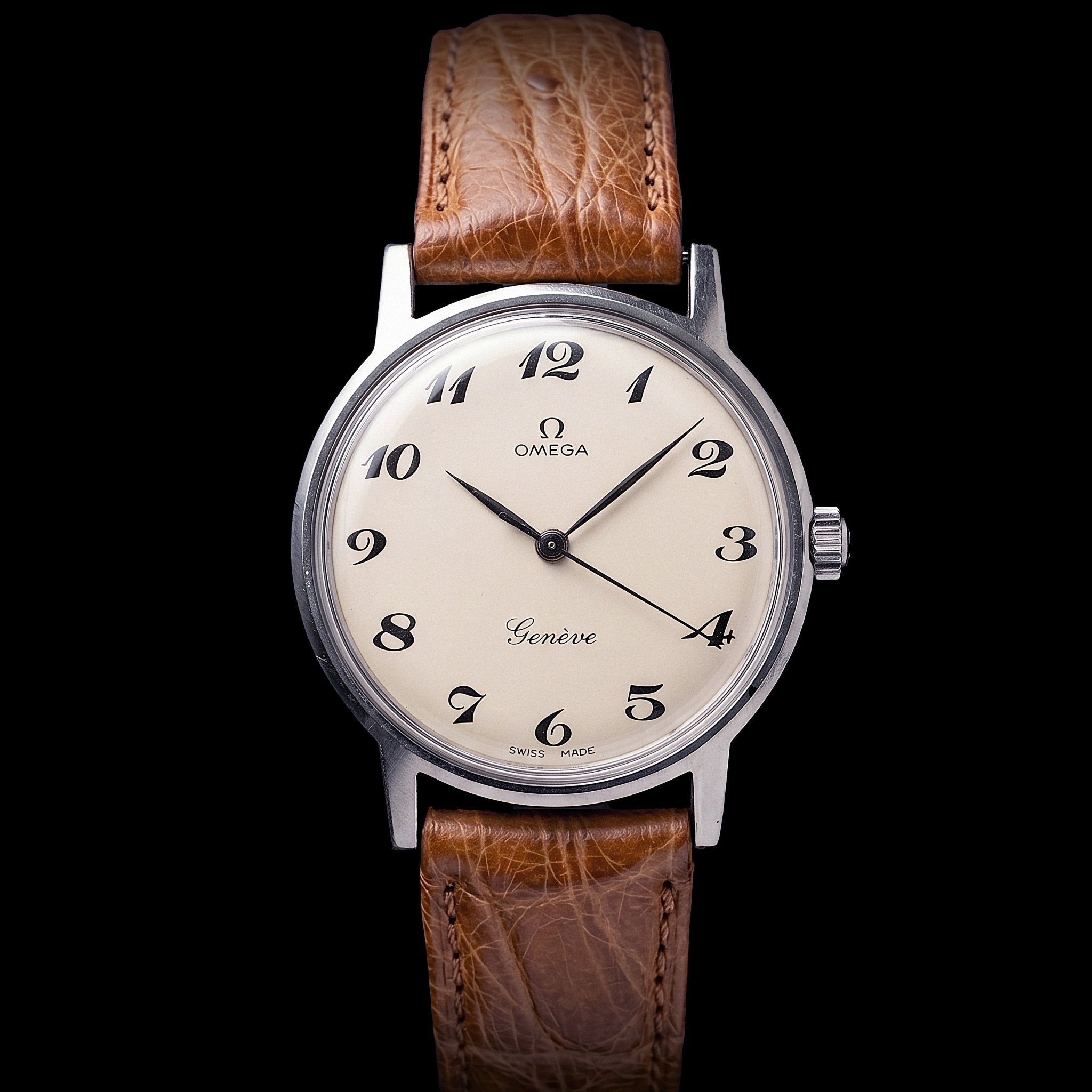 Omega habillée 35 mm, acier années 60 - montre vintage - Contre - Temps Paris